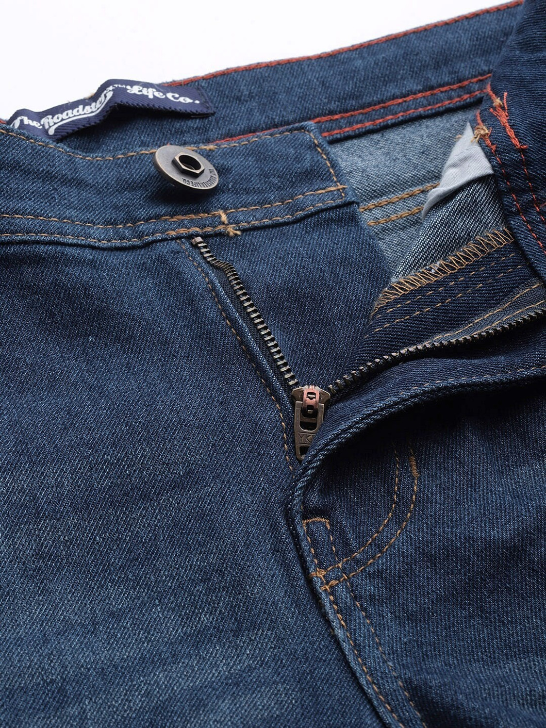 Image of Roadster Regular Men Blue Jeans