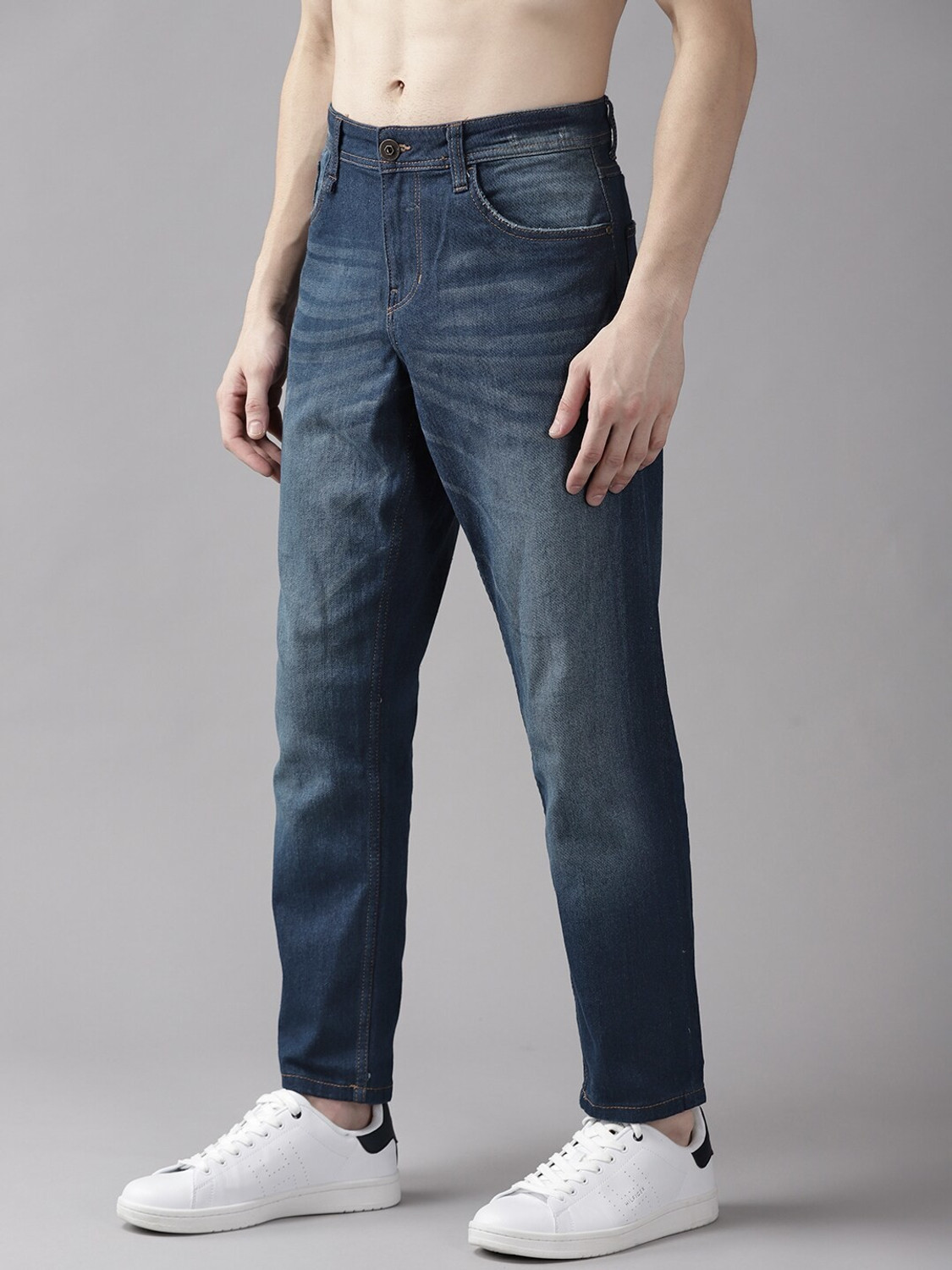 Image of Roadster Regular Men Blue Jeans