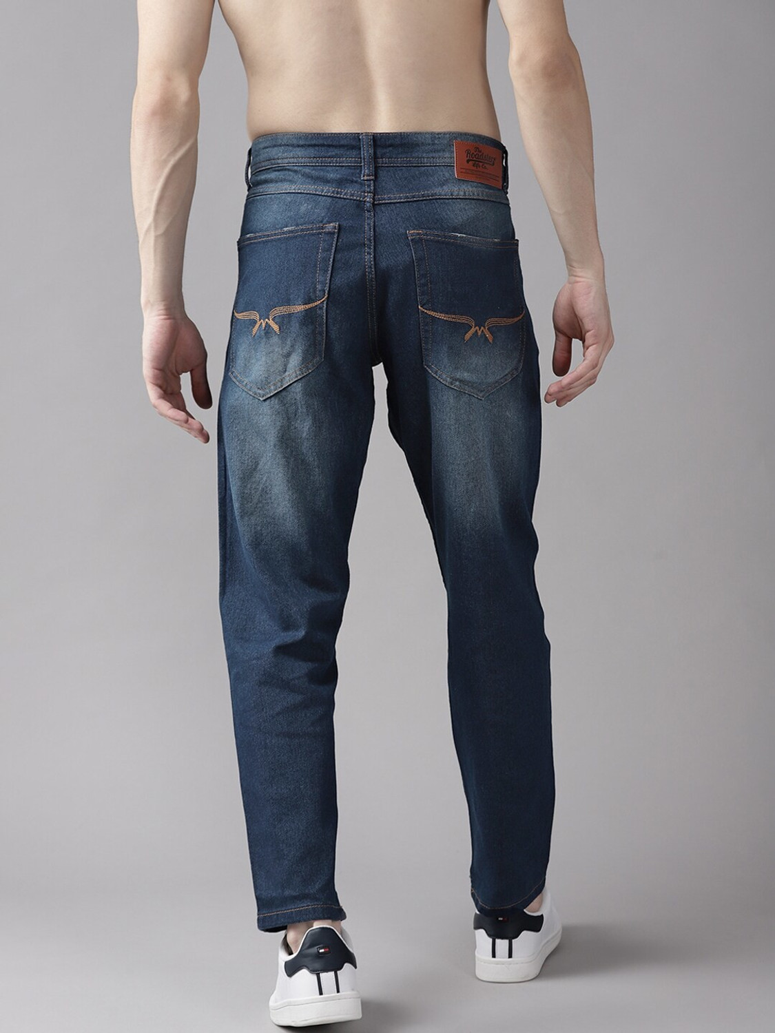 Image of Roadster Regular Men Blue Jeans