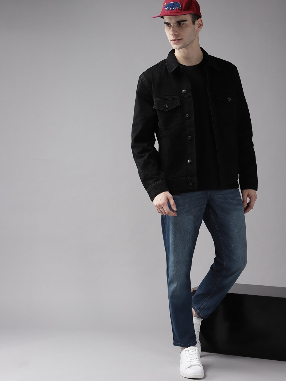 Image of Roadster Regular Men Blue Jeans