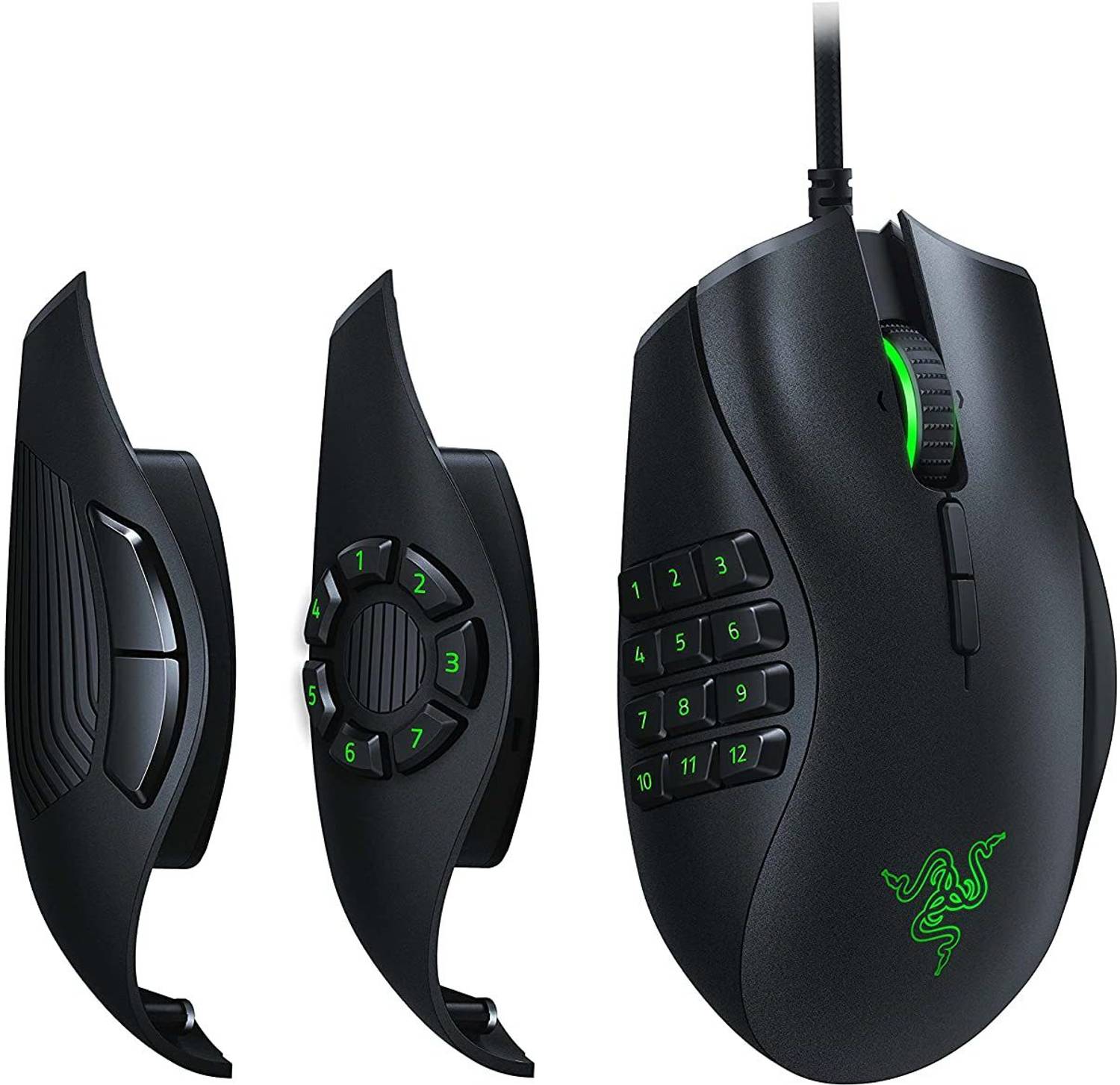 RAZER NAGA TRINITY MULTI COLOR WIRED MMO MOUSE RZ01-02410100-R3M1