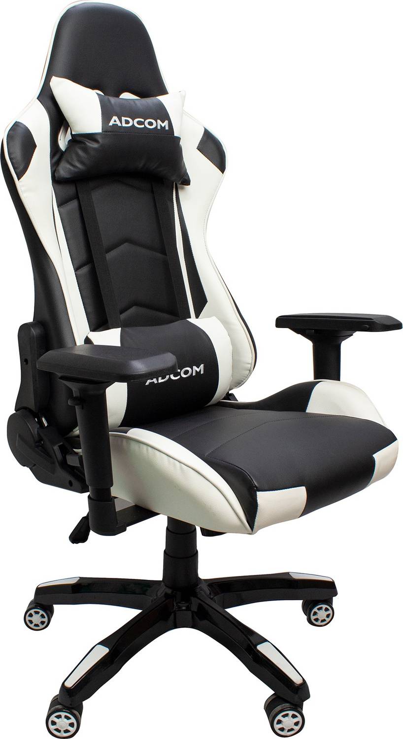 ADCOM Mutant Series Super Multi-Functional Ergonomic Gaming Office Chair (Black/White) Mutant Super Gaming Office Chair Gaming Chair