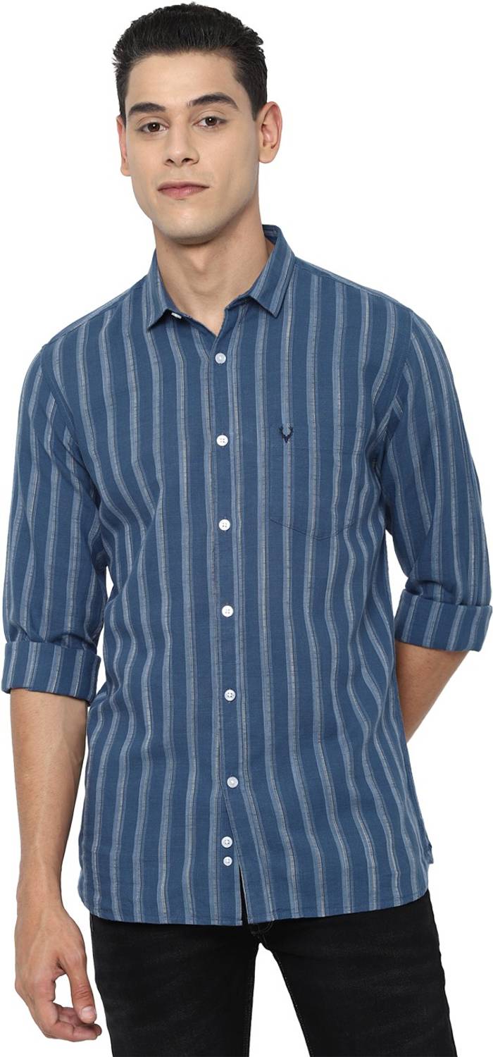 Allen Solly Men Striped Casual Multicolor Shirt