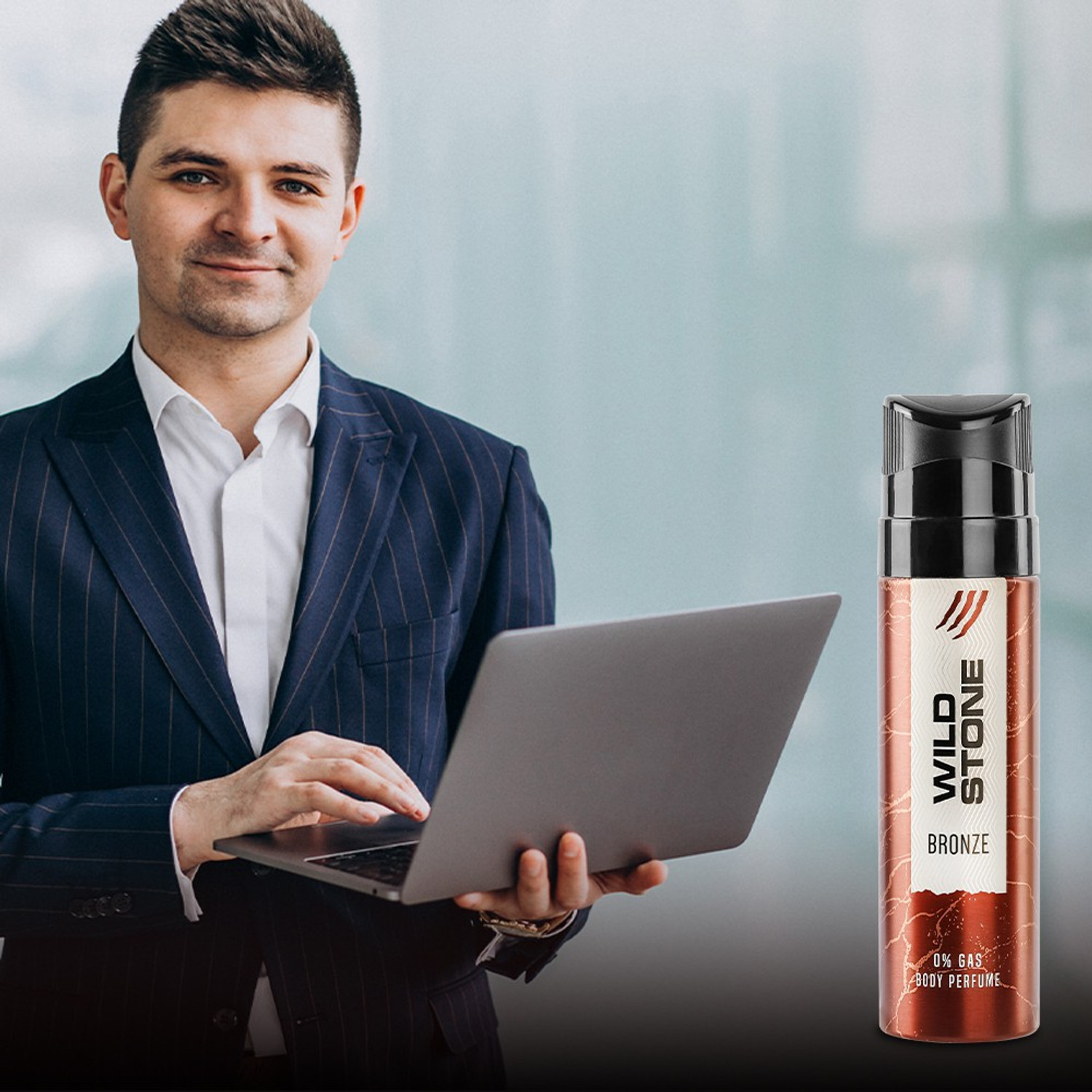 Image of Wild Stone Iron and Bronze Perfume Body Spray - For Men