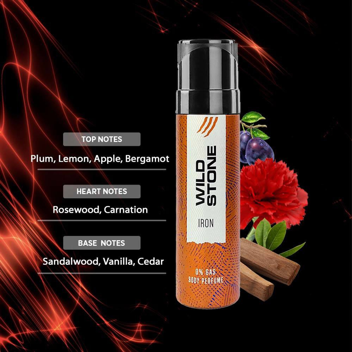 Image of Wild Stone Iron and Bronze Perfume Body Spray - For Men