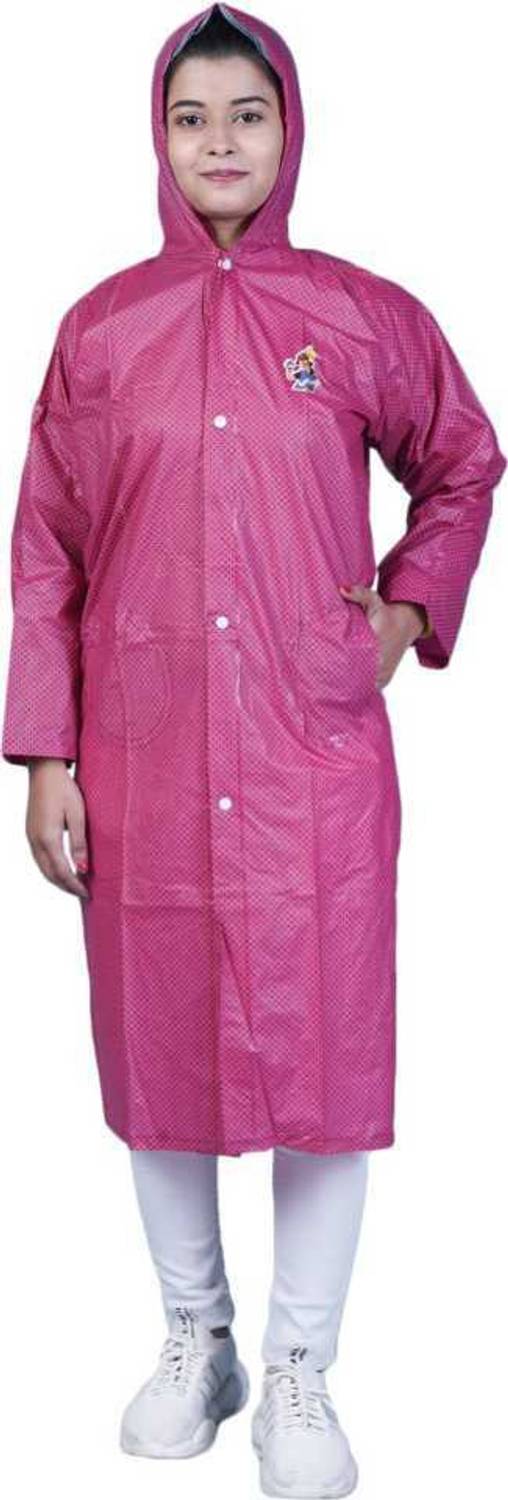 FASHIONIO Polka Print Boys & Girls Raincoat