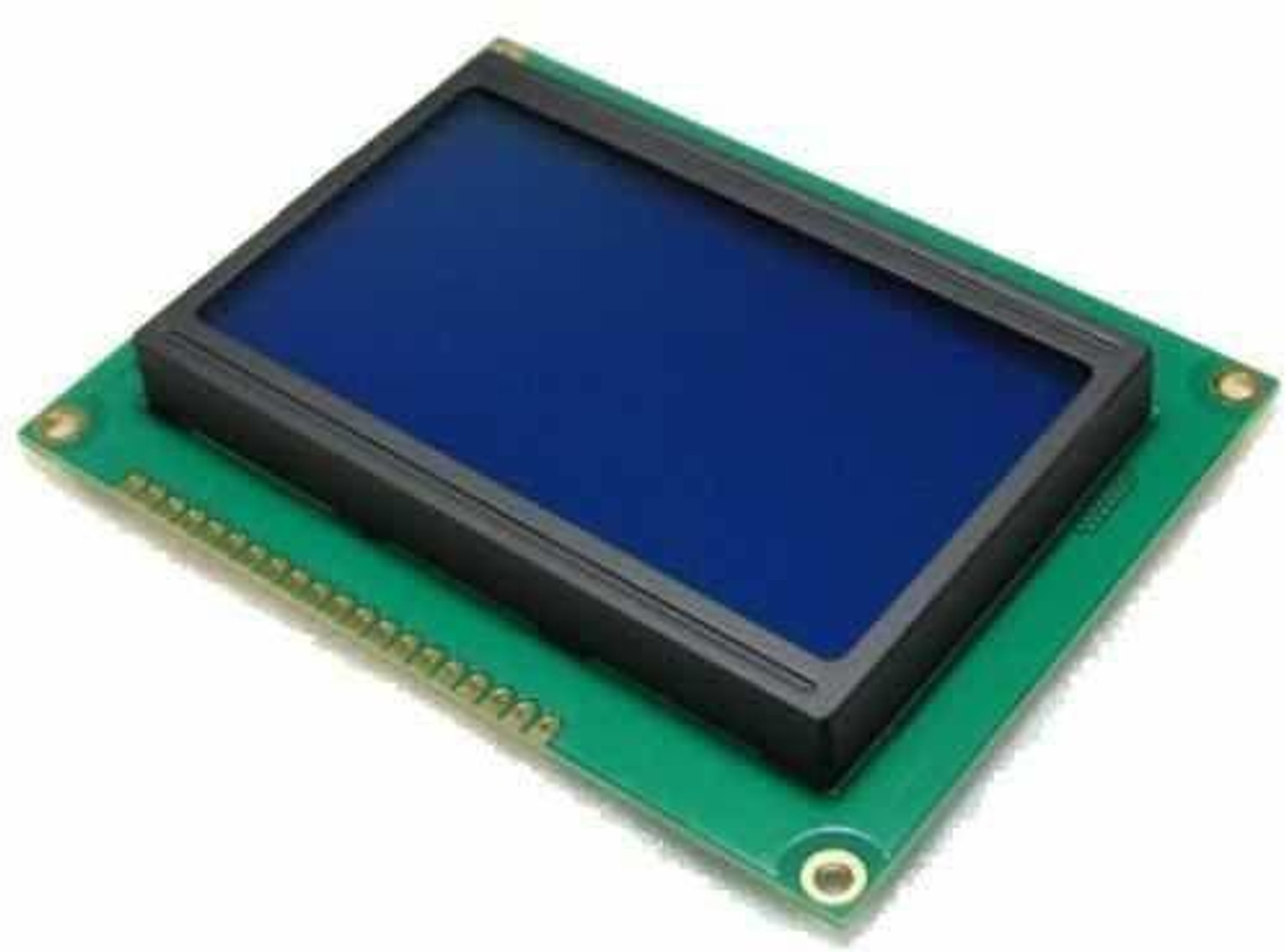 Image of TRUSTECH LCD 12864 (128x64) Graphic Green Color BackLight LCD Display module Electronic Components Electronic Hobby Kit