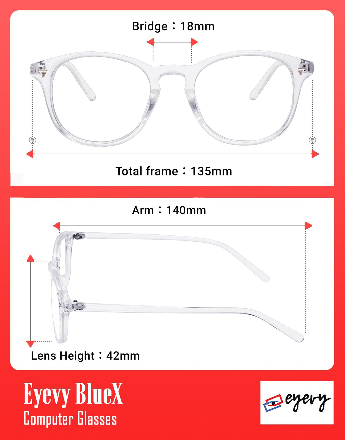 Image of eyevy Full Rim Round Frame