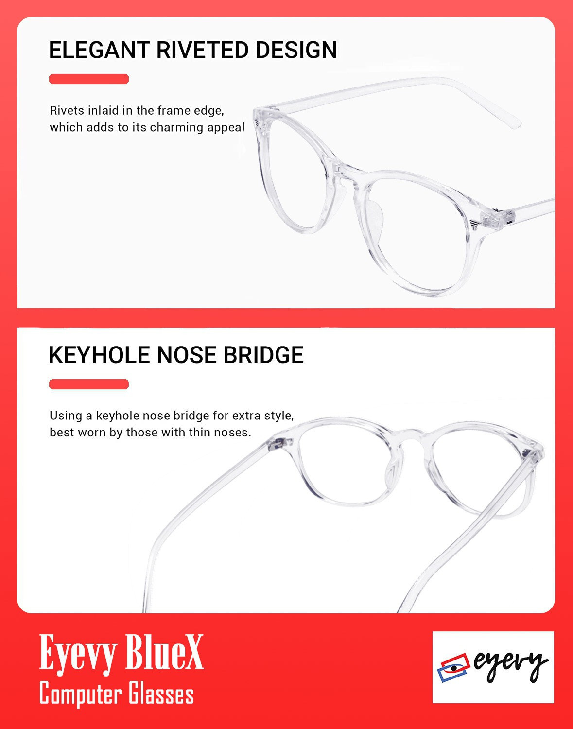 Image of eyevy Full Rim Round Frame