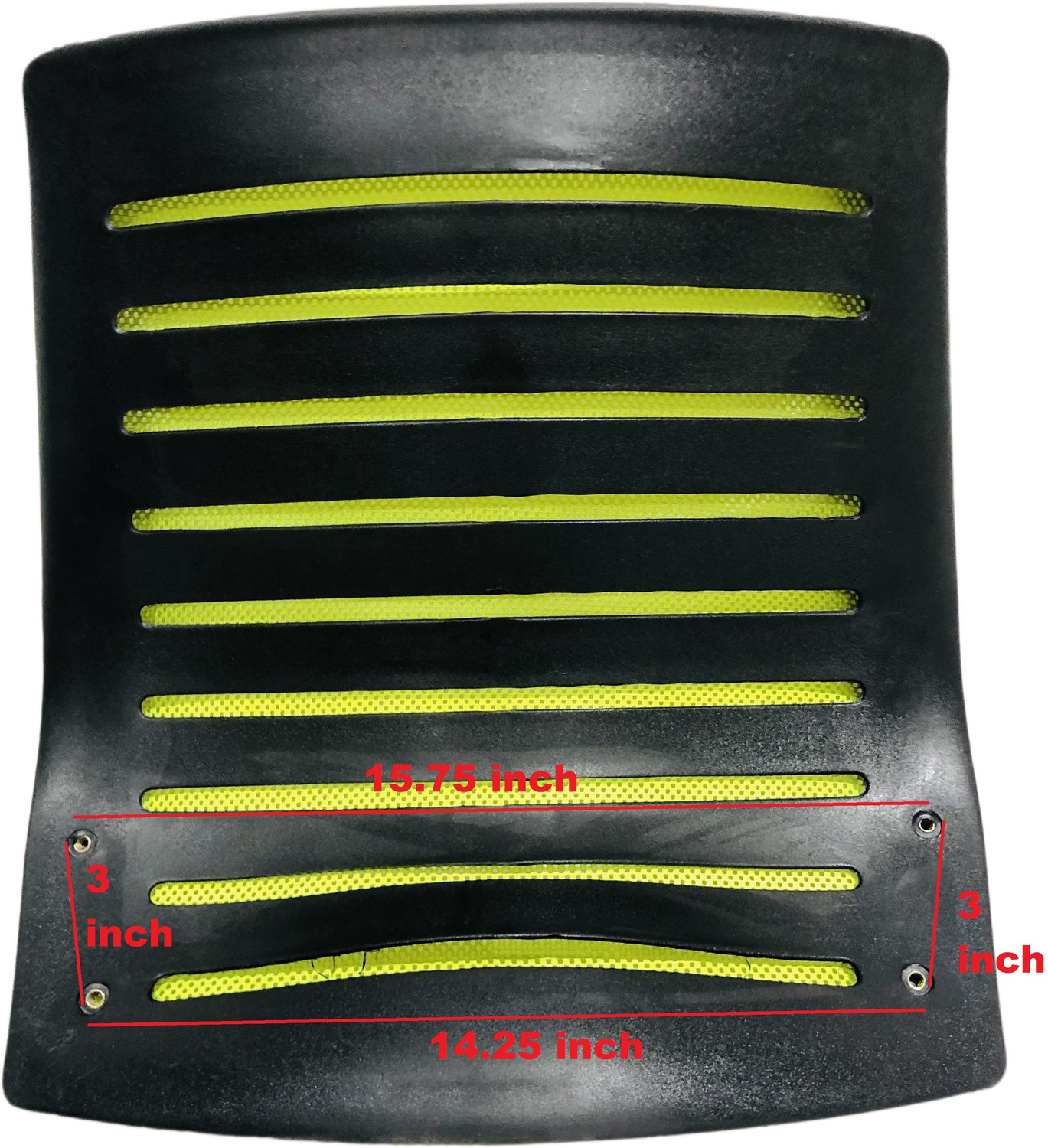 Image of RATISON Office Visitor Chair Back revolving Boom Chair Spare Parts Accessories Chair Net Back with nut Bolts and Key Easily fit to Every Chair Green Sofa Arm Rest