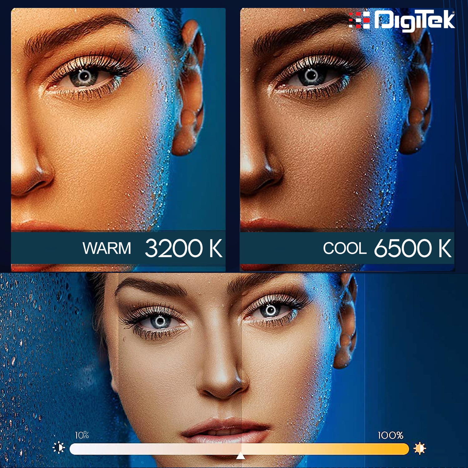 Image of DIGITEK Professional 19 inch big LED Ring Light with 2 color modes Lighting (DRL 19) Ring Flash