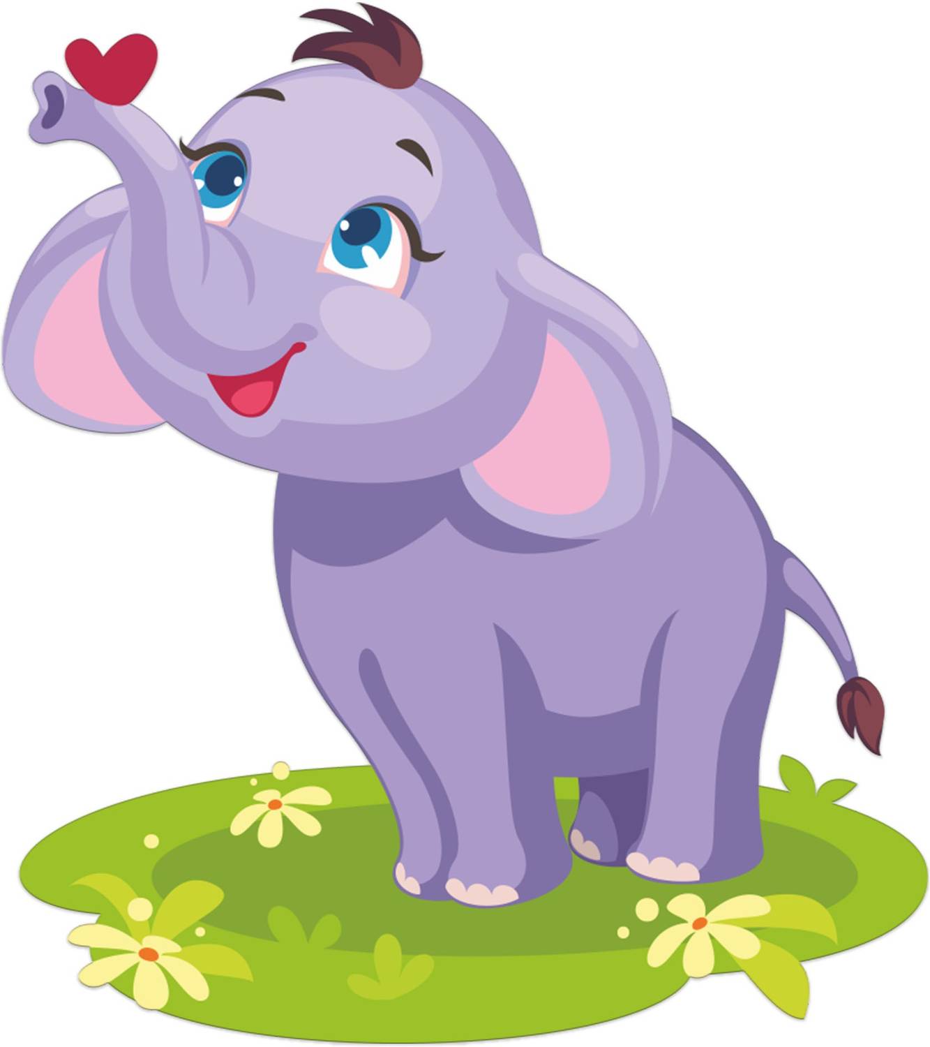 Artvibes Fridge Magnet Cute Elephant Decorative Item for Refrigerator|Almirah(RM_7016N) Fridge Magnet Pack of 1