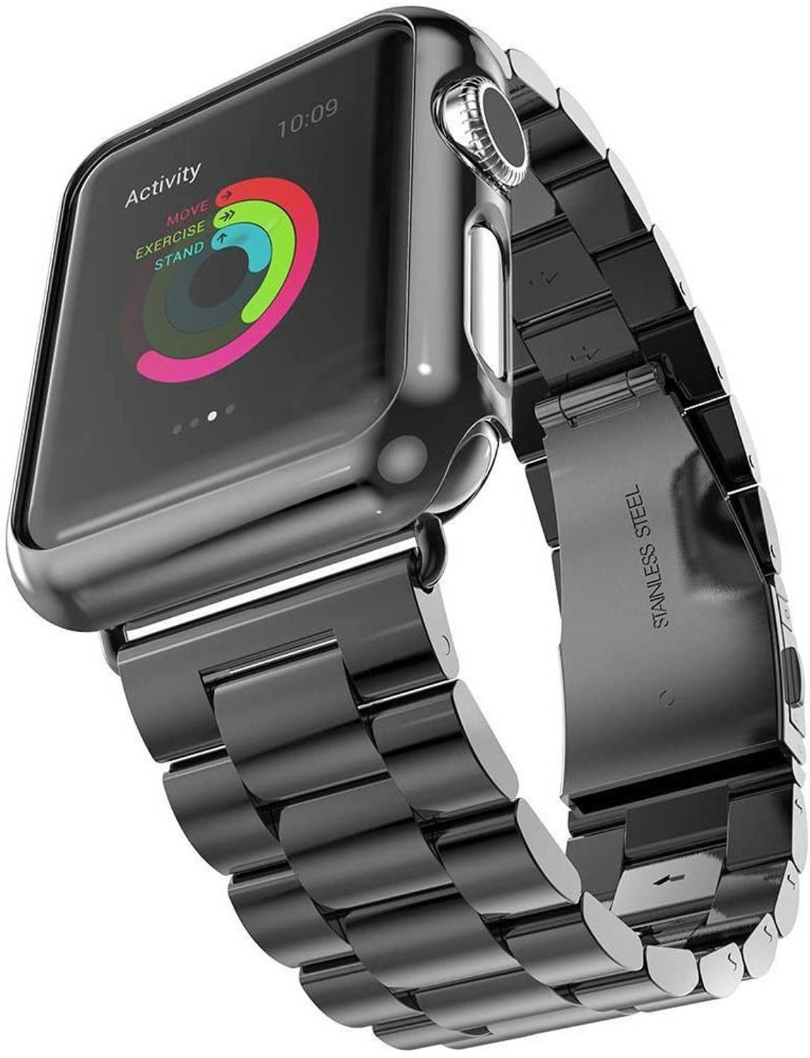 Viraan Apple Watch Band 44mm 42mm Stainless Steel - Image 2