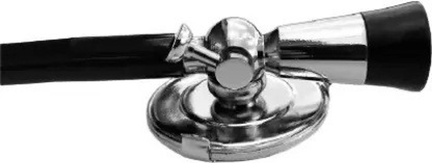 Image of H DASS Stethoscope With Fetoscope Black 55 cm Adult Acoustic Stethoscope