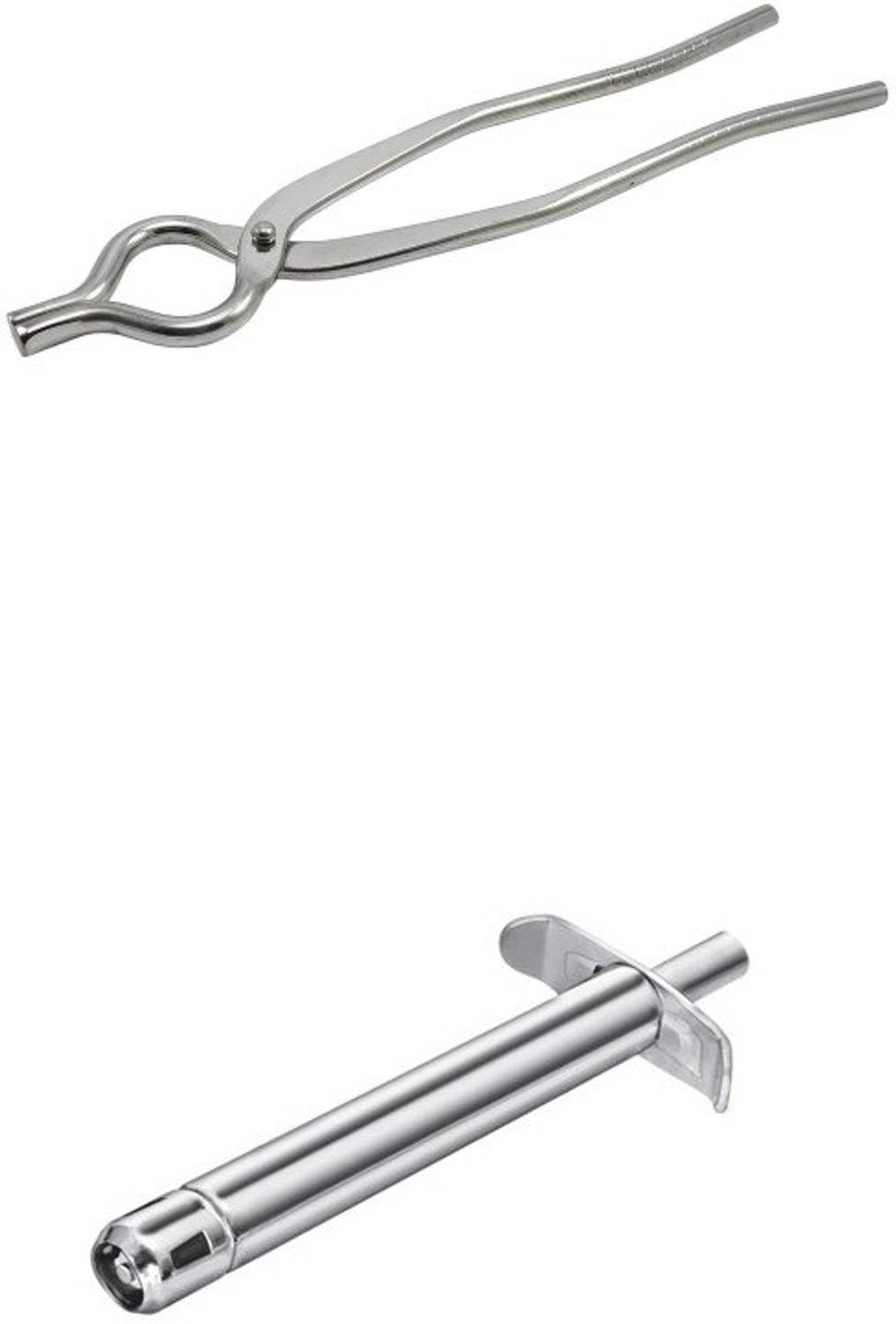 A2SK Stainless steel Sandasi with Steel Gas Lighter Kitchen Tool Set