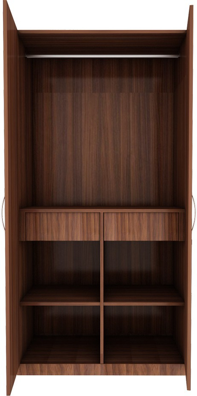 Image of Woodbuzz Engineered Wood 2 Door Wardrobe