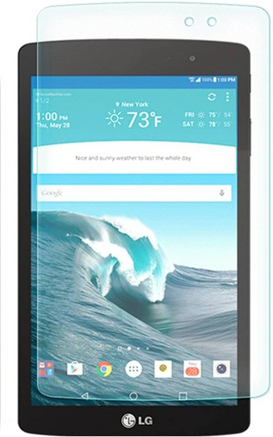 Wishguard Tempered Glass Guard for LG G Pad II 8.3 LTE [Ultra Clear HD Tempered Glass with Nano Technology]