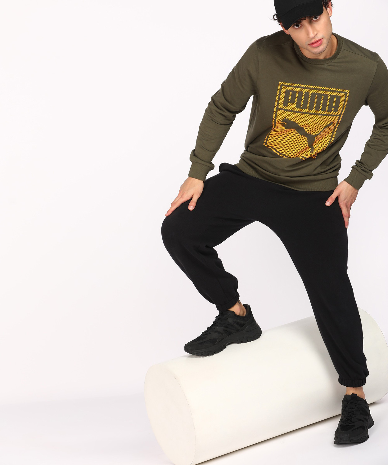Image of PUMA Full Sleeve Printed Men Sweatshirt
