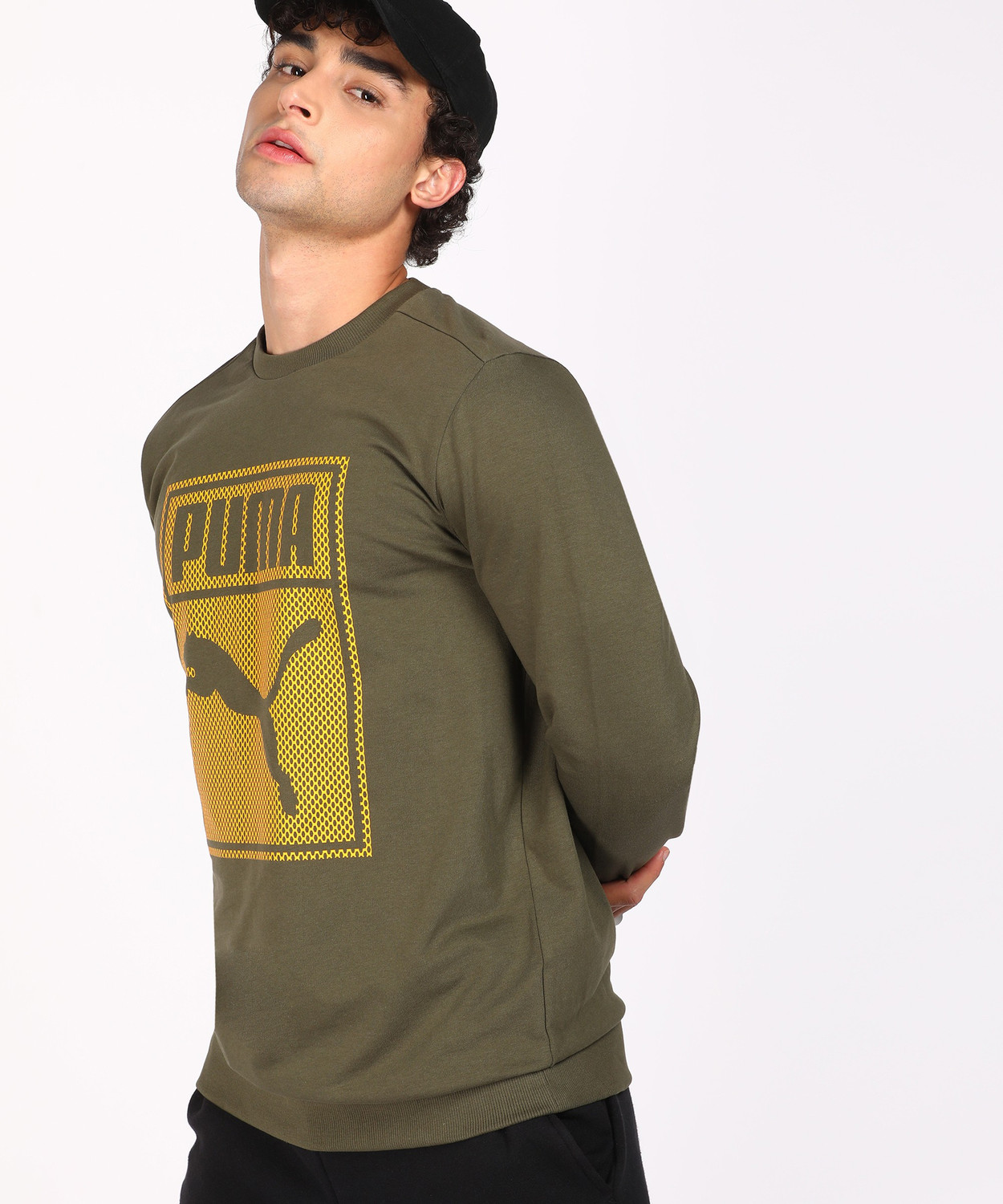 Image of PUMA Full Sleeve Printed Men Sweatshirt