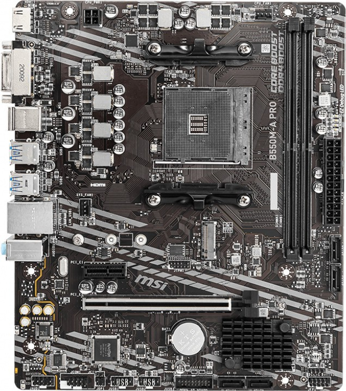 Image of MSI B550M-A PRO AM4Socket Mini-ATX AMD B550 Chipset DDR4 Motherboard for Desktop