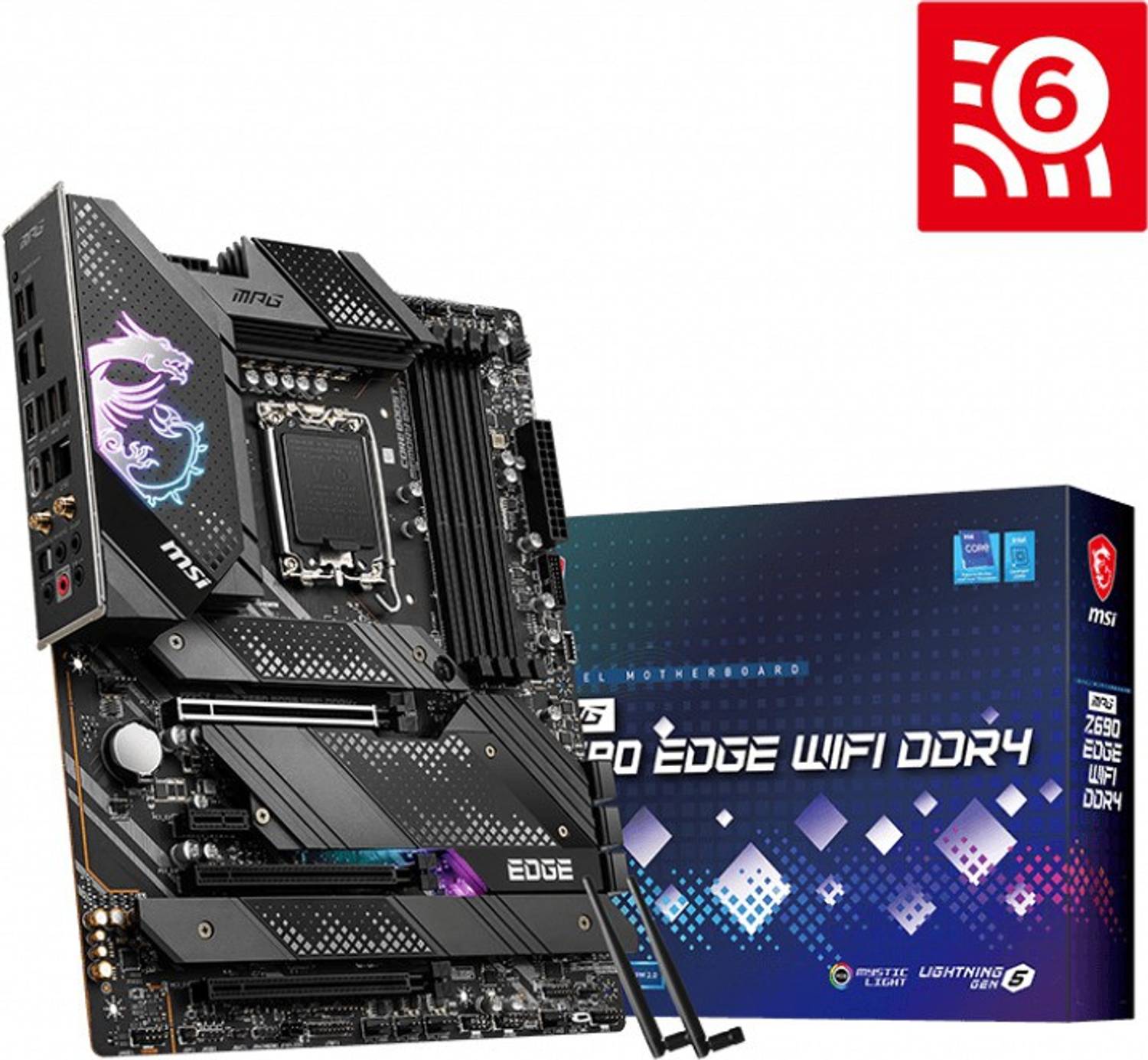 MSI MPG Z690 EDGE WIFI DDR4 INTEL CPU onboardSocket ATX Intel Z590