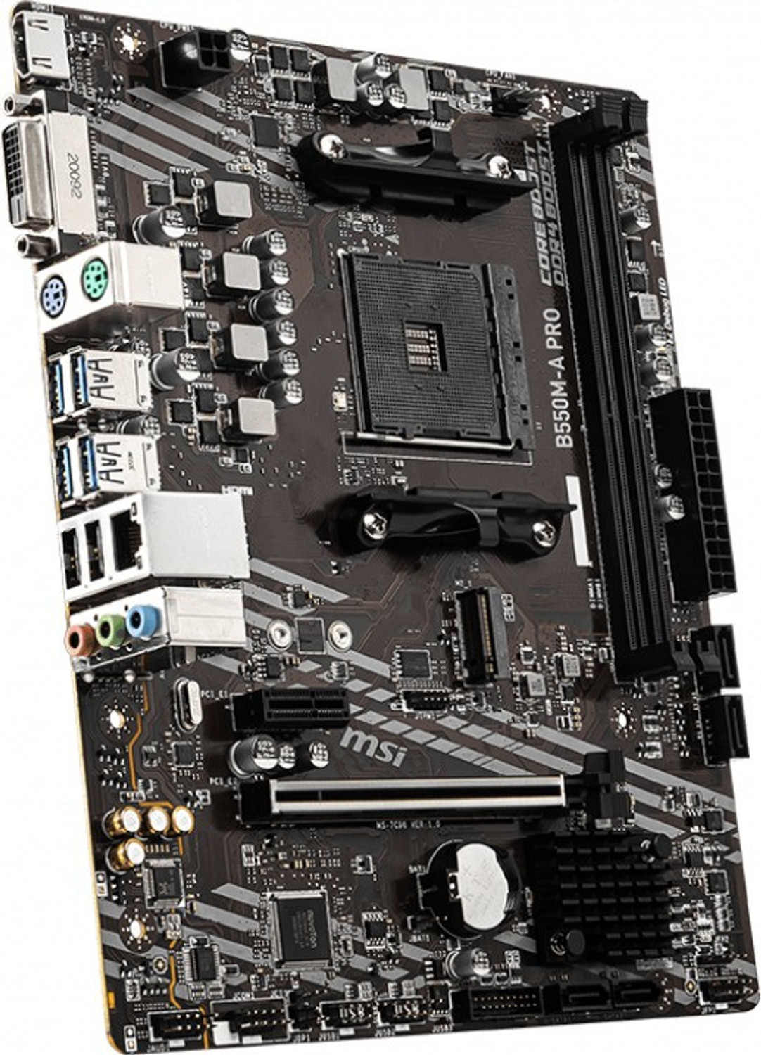 Image of MSI B550M-A PRO AM4Socket Mini-ATX AMD B550 Chipset DDR4 Motherboard for Desktop