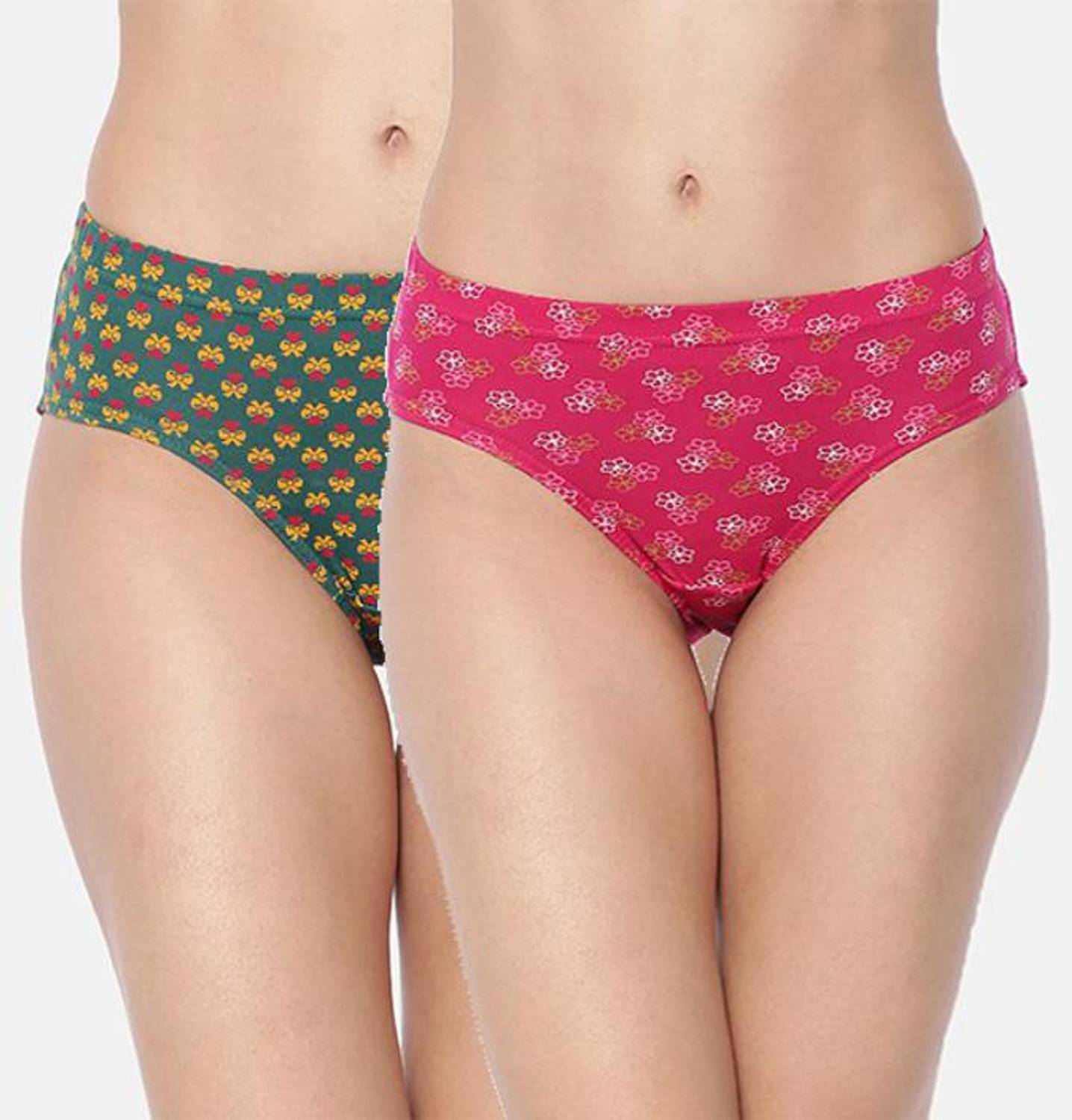 Dollar Missy Pack of 2 Women Hipster Multicolor Panty