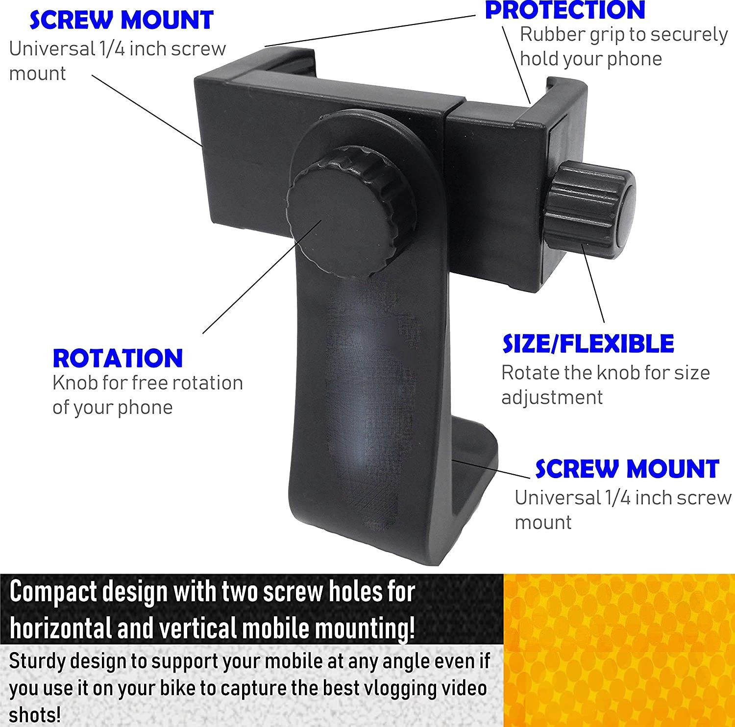 Image of PULTO Mount Attachment Mobile Clip Stand Tripod Mount Adapter Smartphone Holder Tripod, Monopod, Monopod Kit, Tripod Ball Head, Tripod Bracket, Tripod Clamp, Tripod Kit