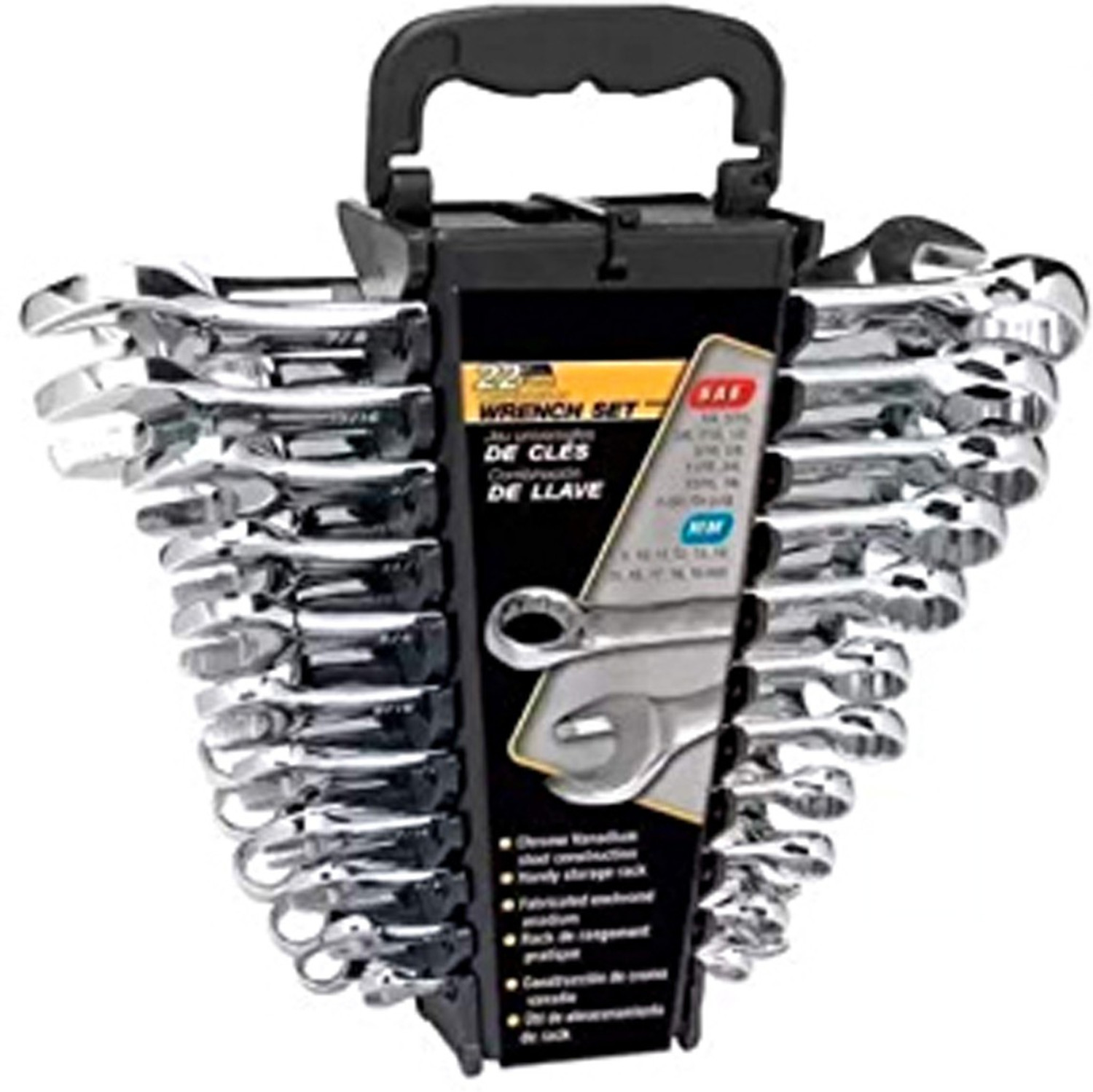 Image of Shri Diamond WWRN Recessed Panel Double Sided Combination Wrench Double Sided Box End Wrench (Pack of 12) Double Sided Combination Wrench