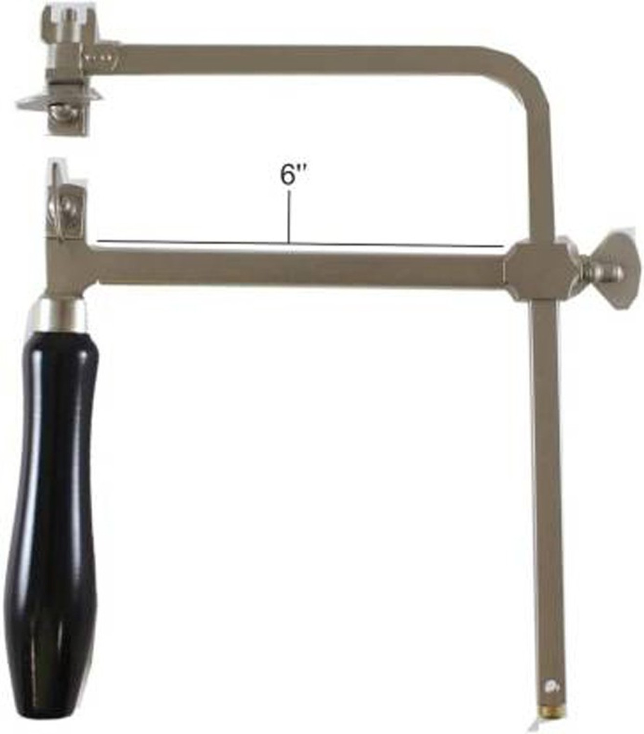 Image of Scorpion Saw Frame Adjustable With Tension Screw 6 inch With Saw Blade Piercing Assorted Grade: 1, 2, 3, 4, 5, 6(Each 24 Pcs) Total Pack of 144 Pcs With Pouch