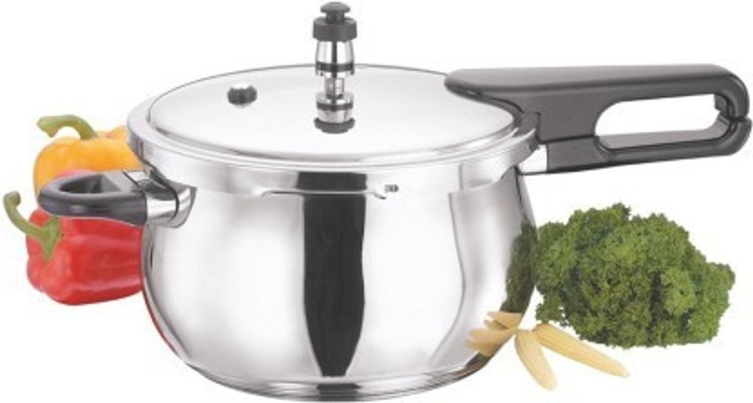 Image of Vinod Cookware 5.5 L Outer Lid Induction Bottom Pressure Cooker