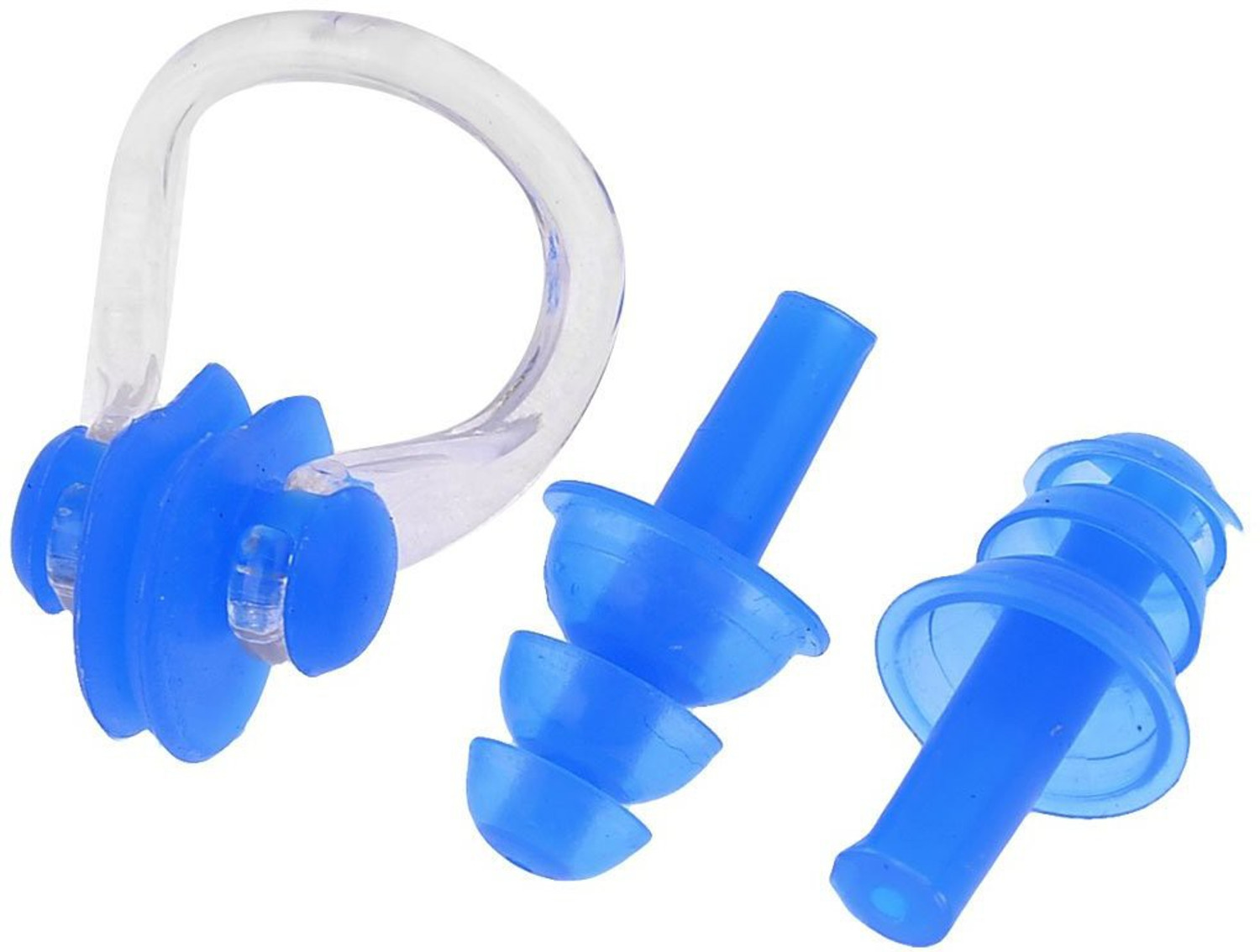 Image of Drauss Swimming Kit Anti Fog Swimming Goggle, 2 Ear Plugs, 100% Silicone Swimming Cap Swimming Cap