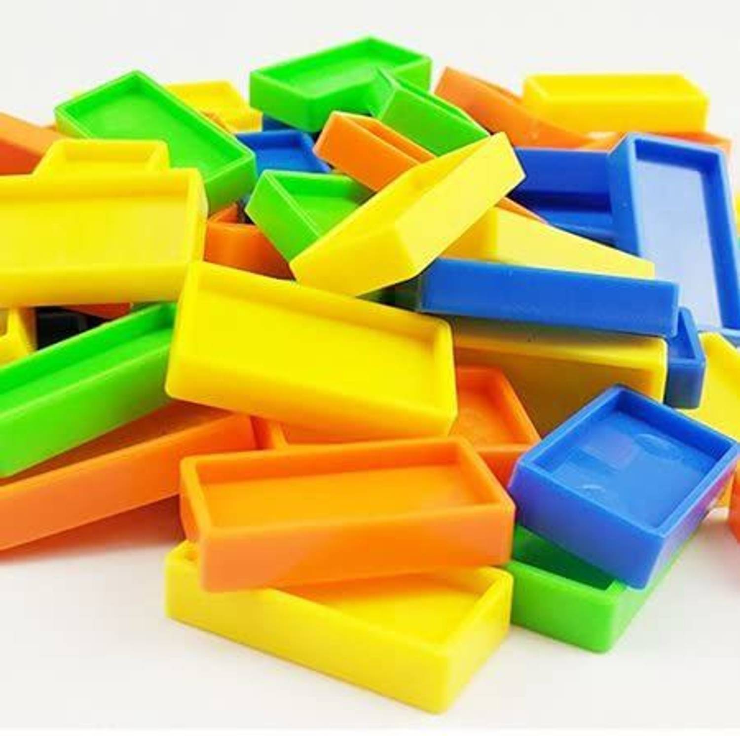 AEXONIZ TOYS Plastic Dominoes Building Blocks Set for Kids Boys & Girls(100 Piece-9N1Q3 )