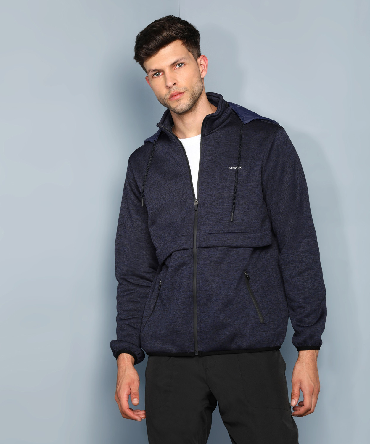 Image of Adrenex Men Solid Casual Jacket