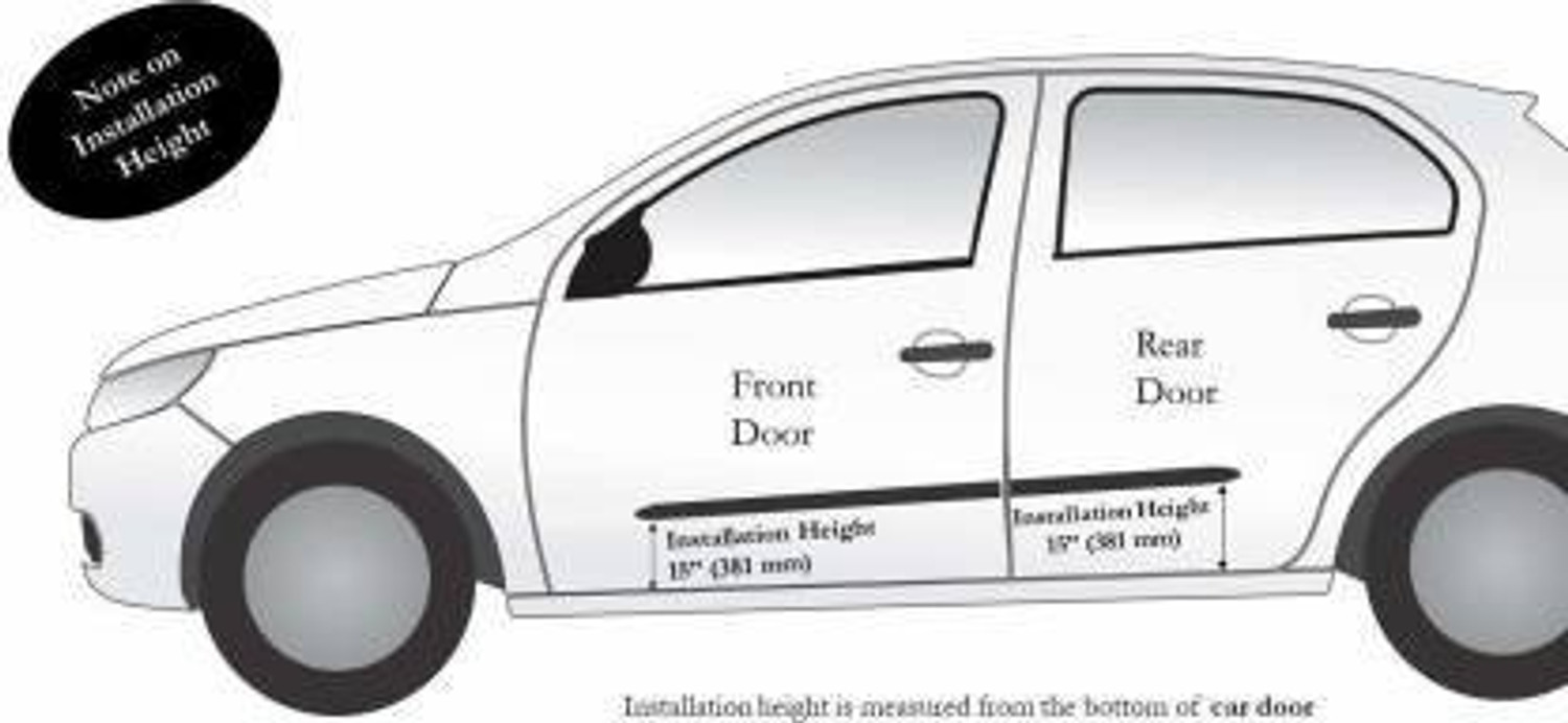 Image of CARSHADE RENAULT TRIBER SIDE BEADING Car Beading Roll For Door (5 m)