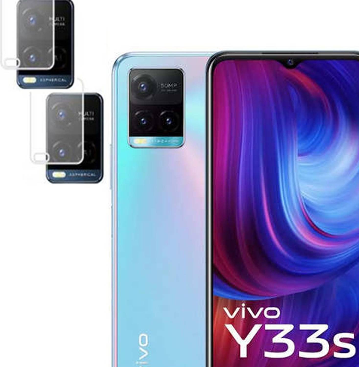 16SM Back Camera Lens Glass Protector for Vivo Y33s
