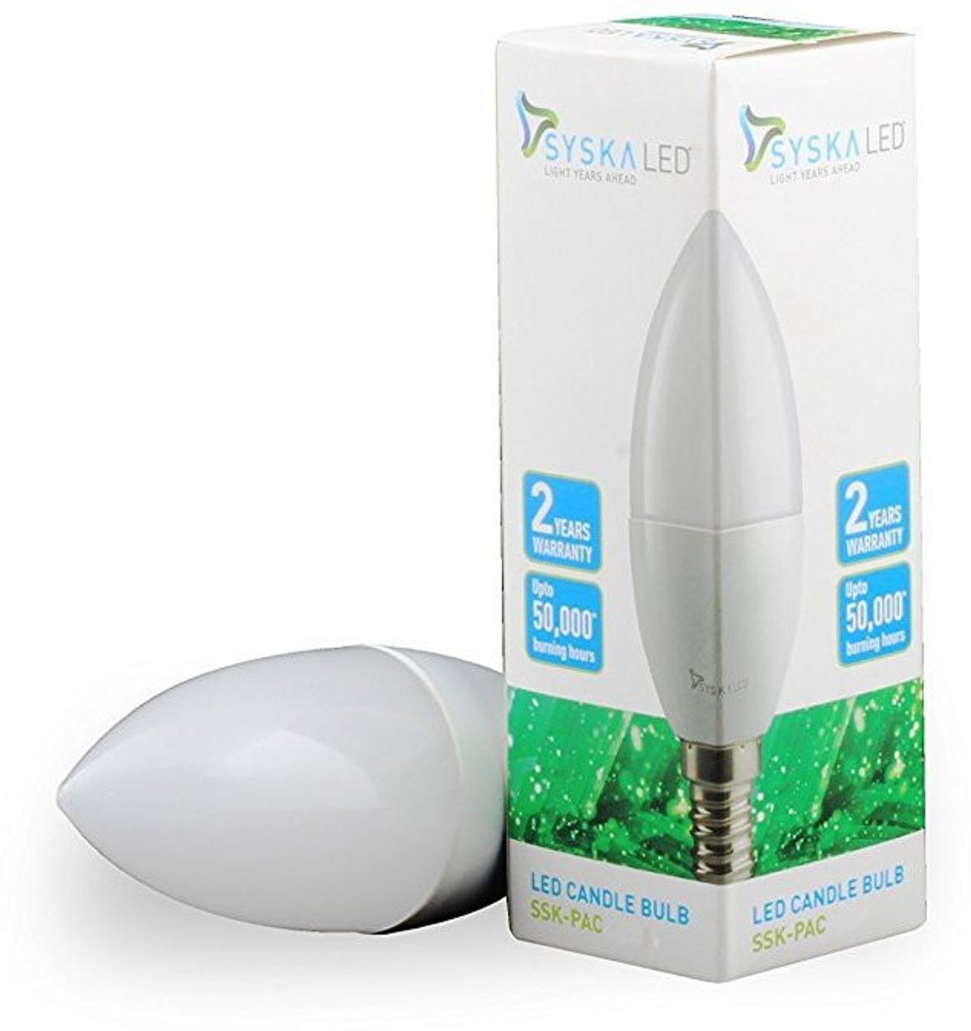 Image of Syska 3 W Basic Candle E14 LED Bulb