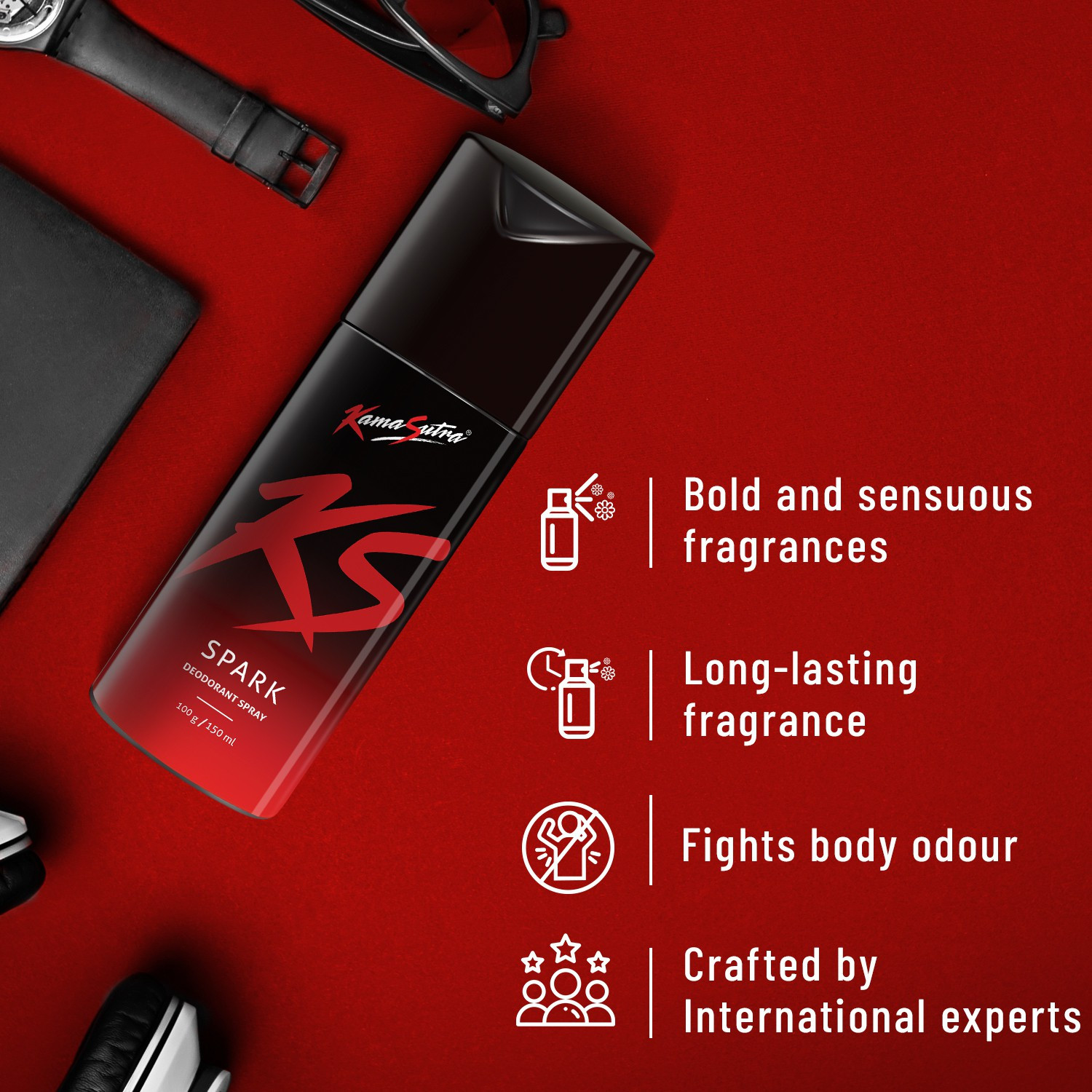 Image of KS SPARK Deodorant Spray - For Men & Women