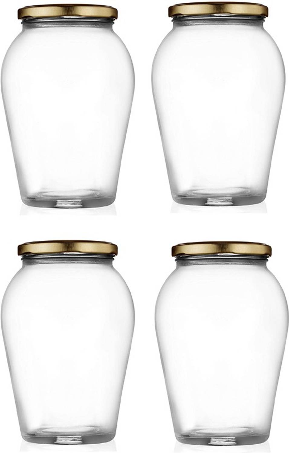 1st Time Glass Milk Container  - 500 ml