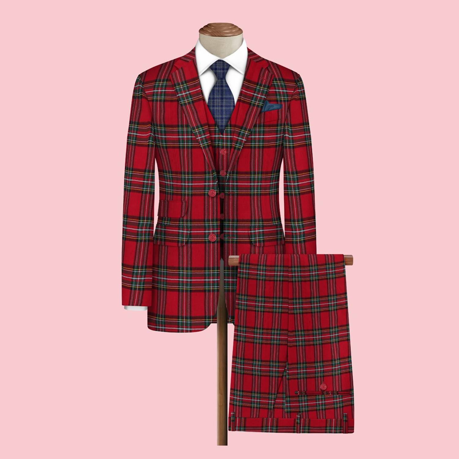 Bigreams Polycotton Checkered Multi-purpose Fabric