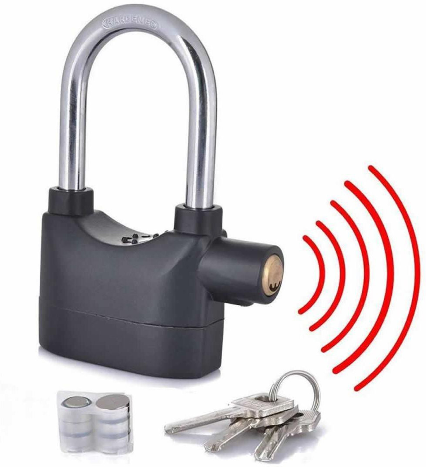 Image of the ace store Anti Theft Motion Sensor Alarm Lock for Home, Office and Bikes with High Security Safe Locker