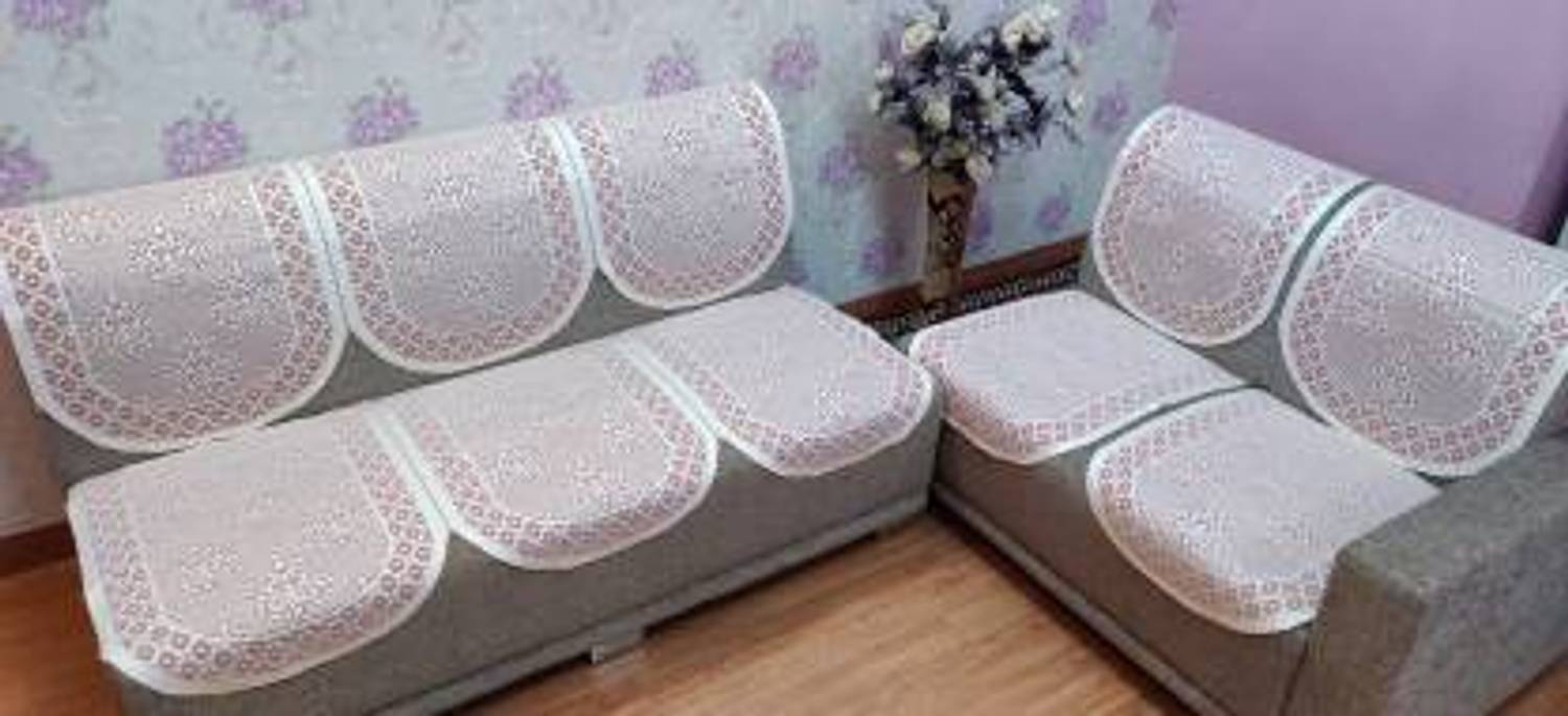 Bigger fish Silk 3+1+1 Seater Sofa Floral Cover