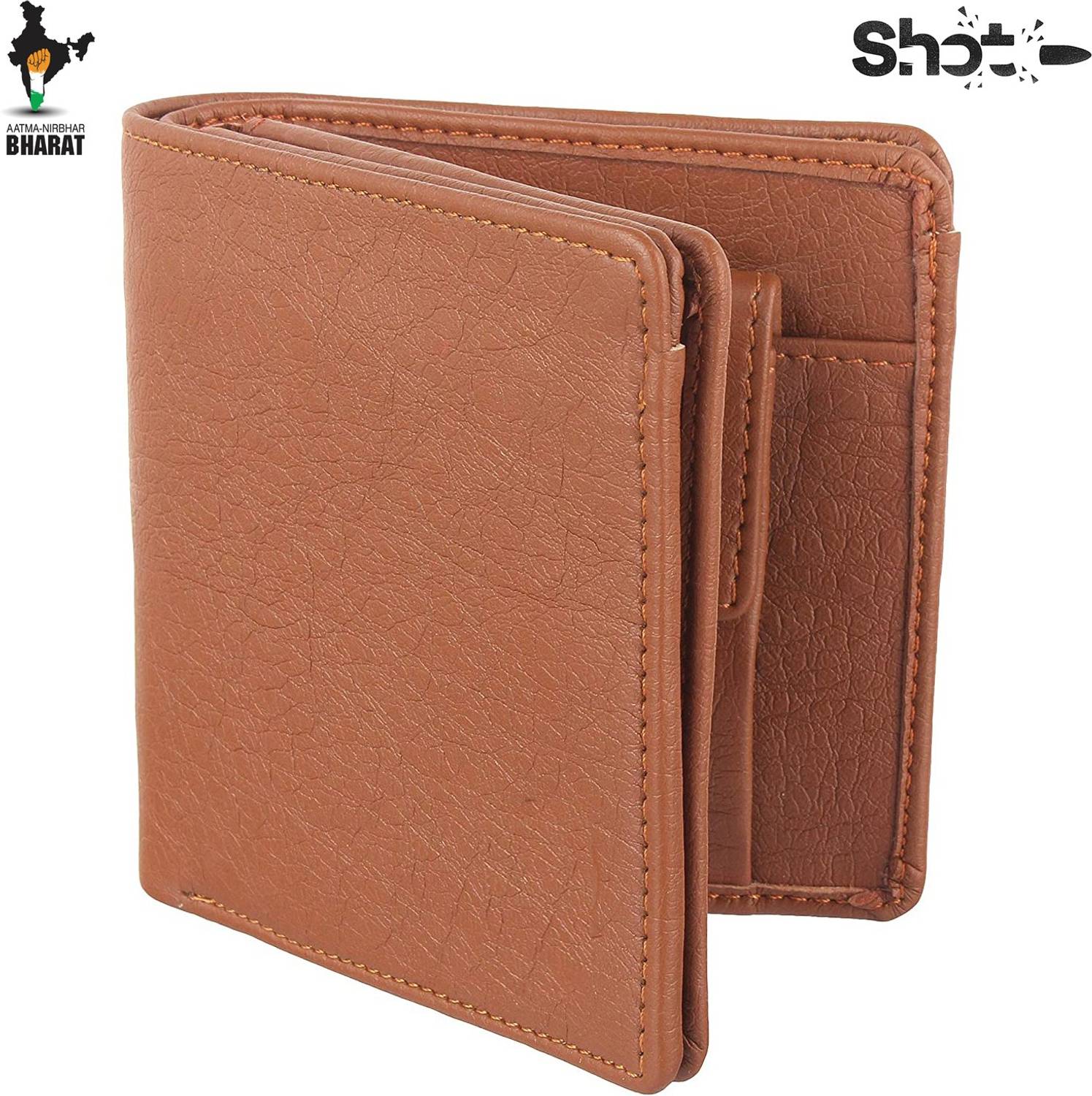 Shiv Men Black Artificial Leather Wallet - Image 2