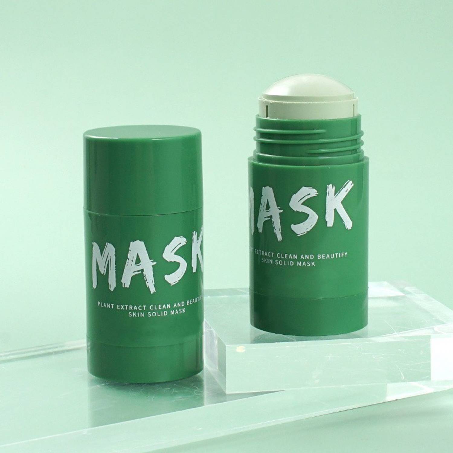bliss All Skin Types Best Natural Green Tea Extracts Rich Mask Stick for Face Purifying Clay Stick Mask For Deep Cleaning, Blackhead Remove for Men and Women Anti-Acne Oil Control & Clean Pores (40 g)