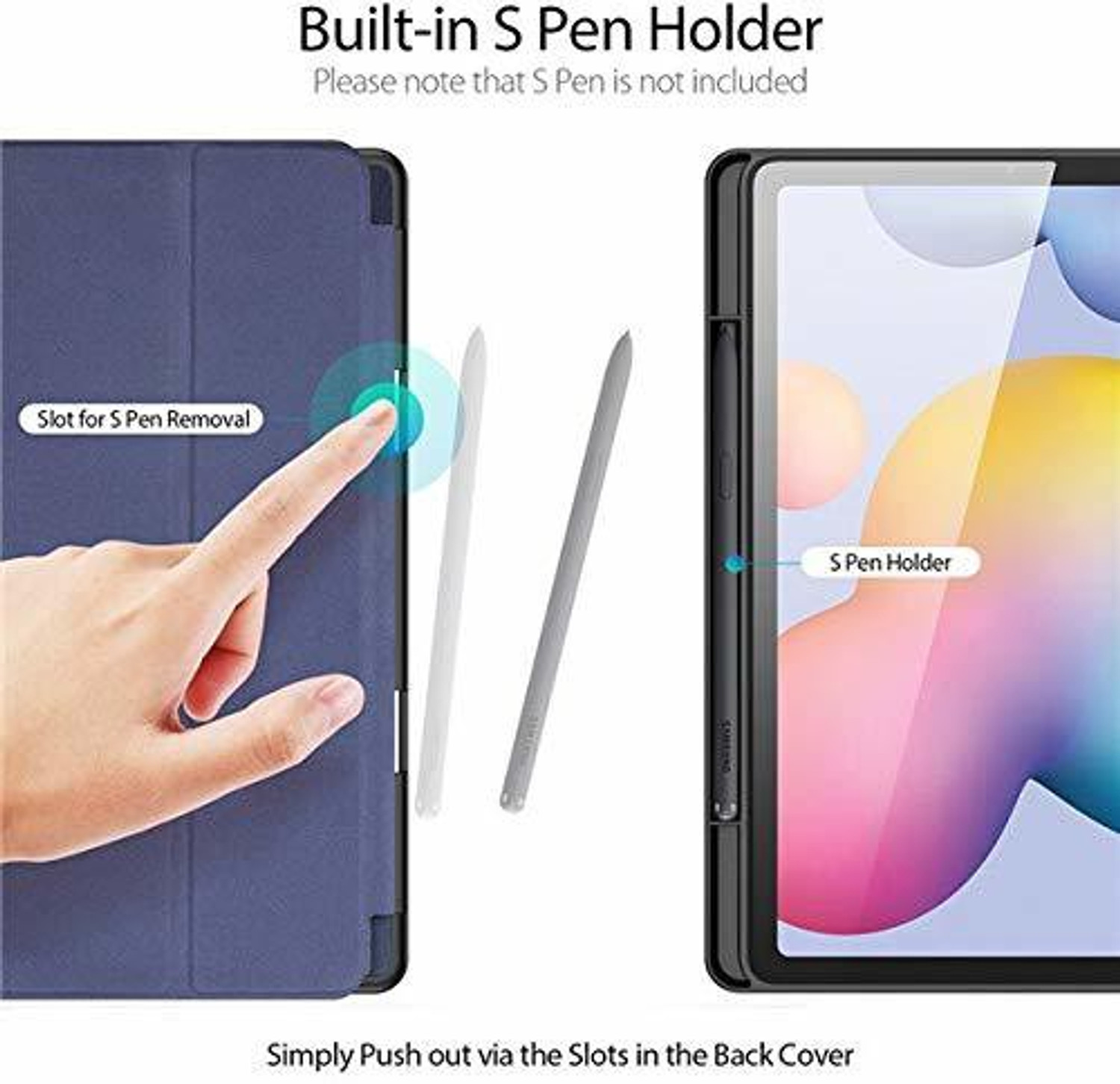 Image of COVERHUB Flip Cover for Samsung Galaxy Tab S6 Lite 10.4 inch