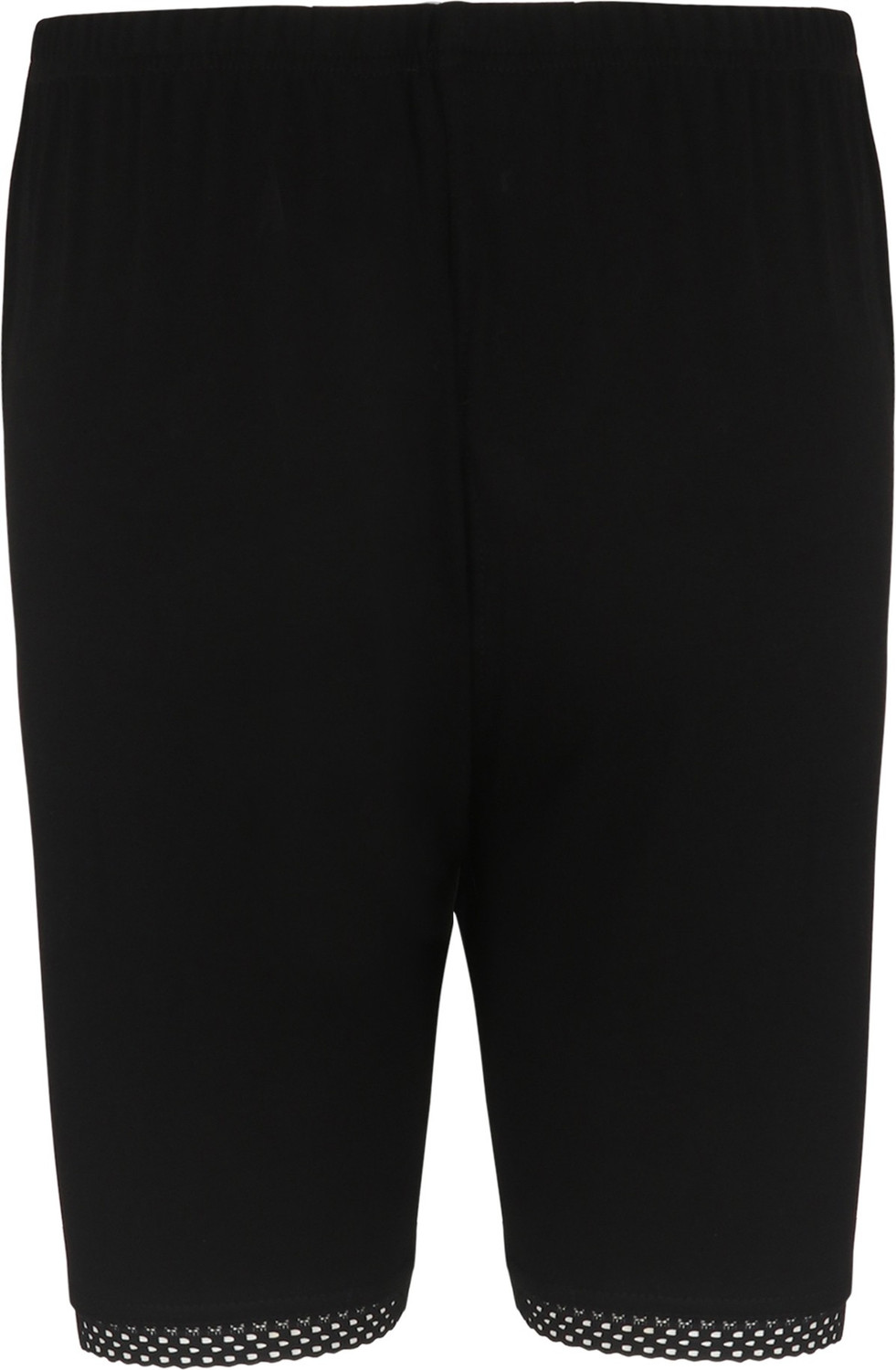 Image of snowball Solid Women Black Regular Shorts