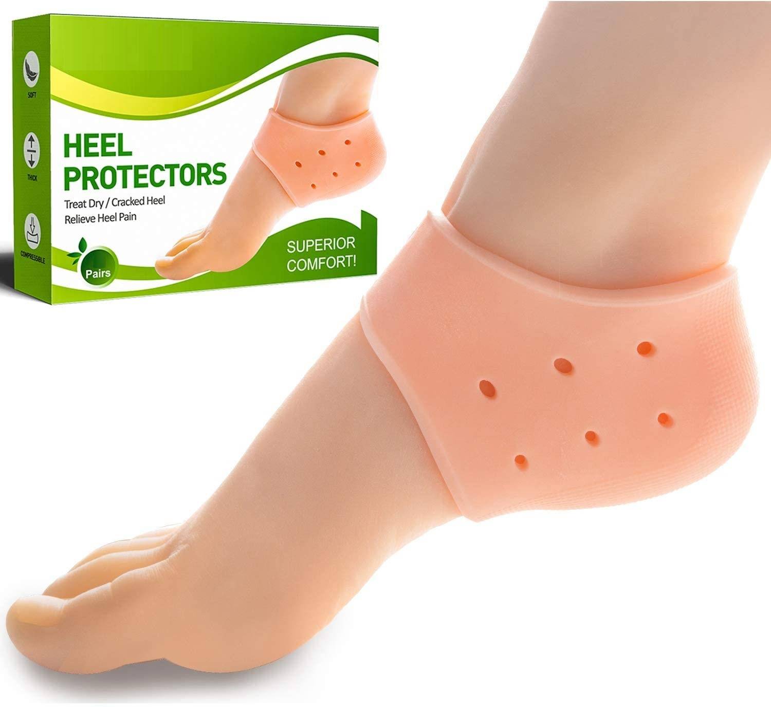 ActrovaX IIX™-124-QZ-Pain Relief Silicone Heel Front Socks (HALF HEEL) Heel Support
