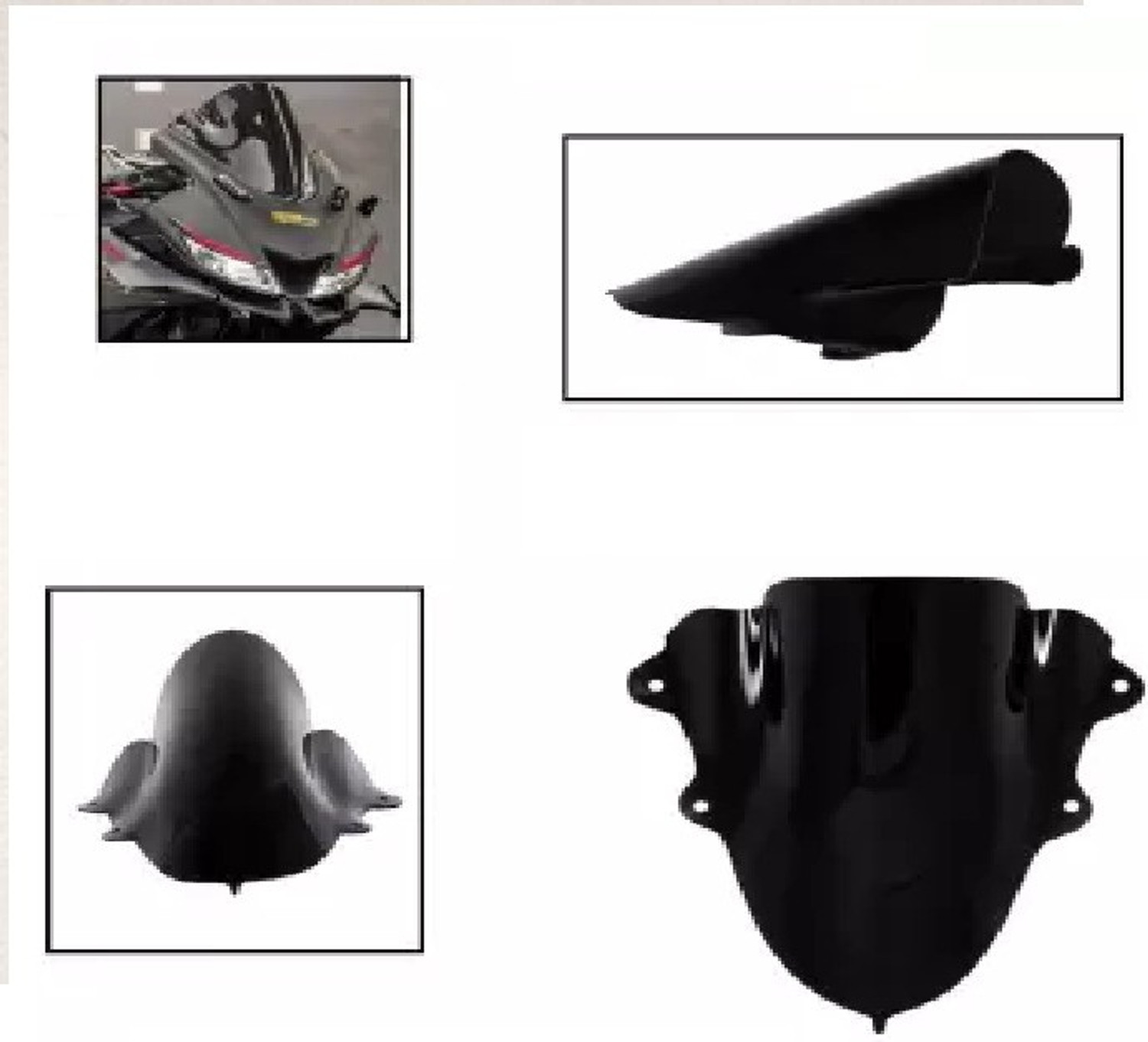 Image of DARKSUN VISOR R15 V3.-030 Bike Headlight Visor Bike Headlight Visor