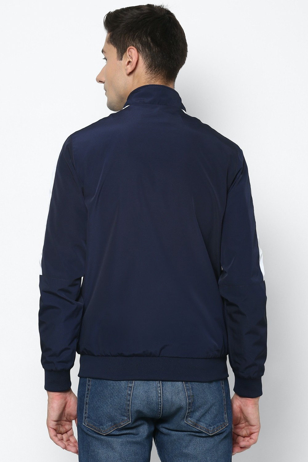 Image of Allen Solly Full Sleeve Solid Men Jacket
