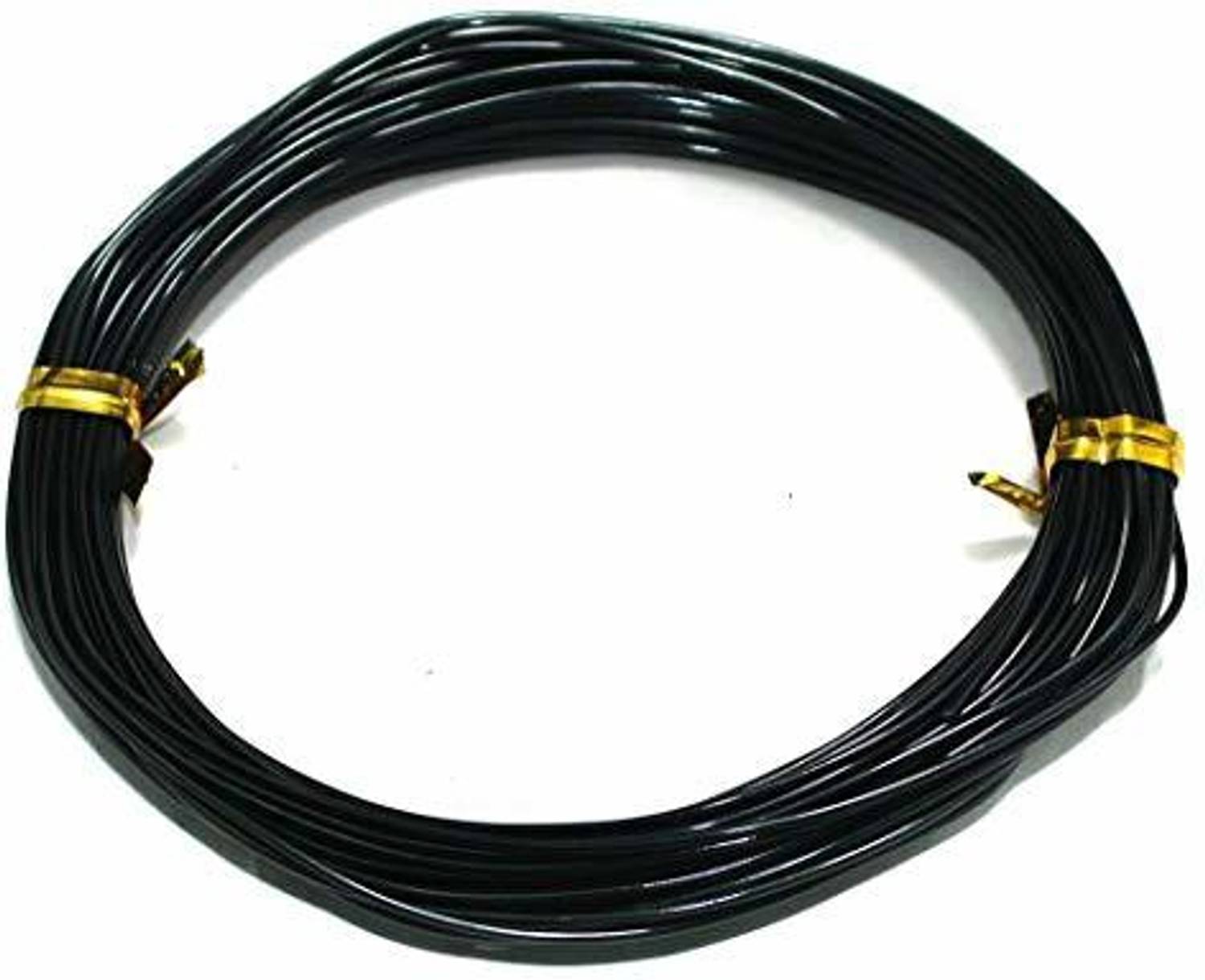 Beadsnfashion Aluminium Art and Craft Color Wire for Jewellery Making, Flower Decoration and Floral Arrangement Black 10 Mtrs, Size 1 mm(18 Gauge)
